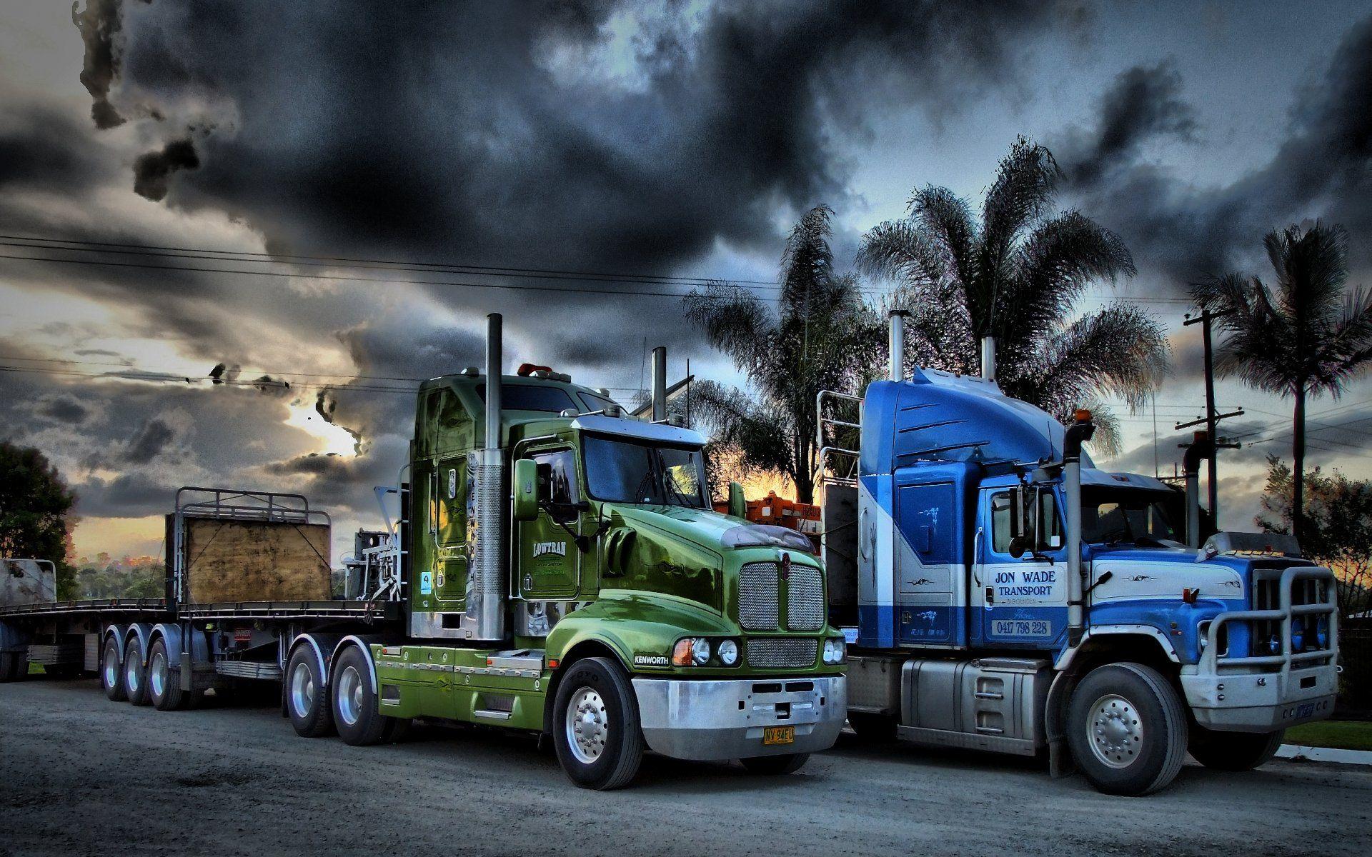 Trucker Background