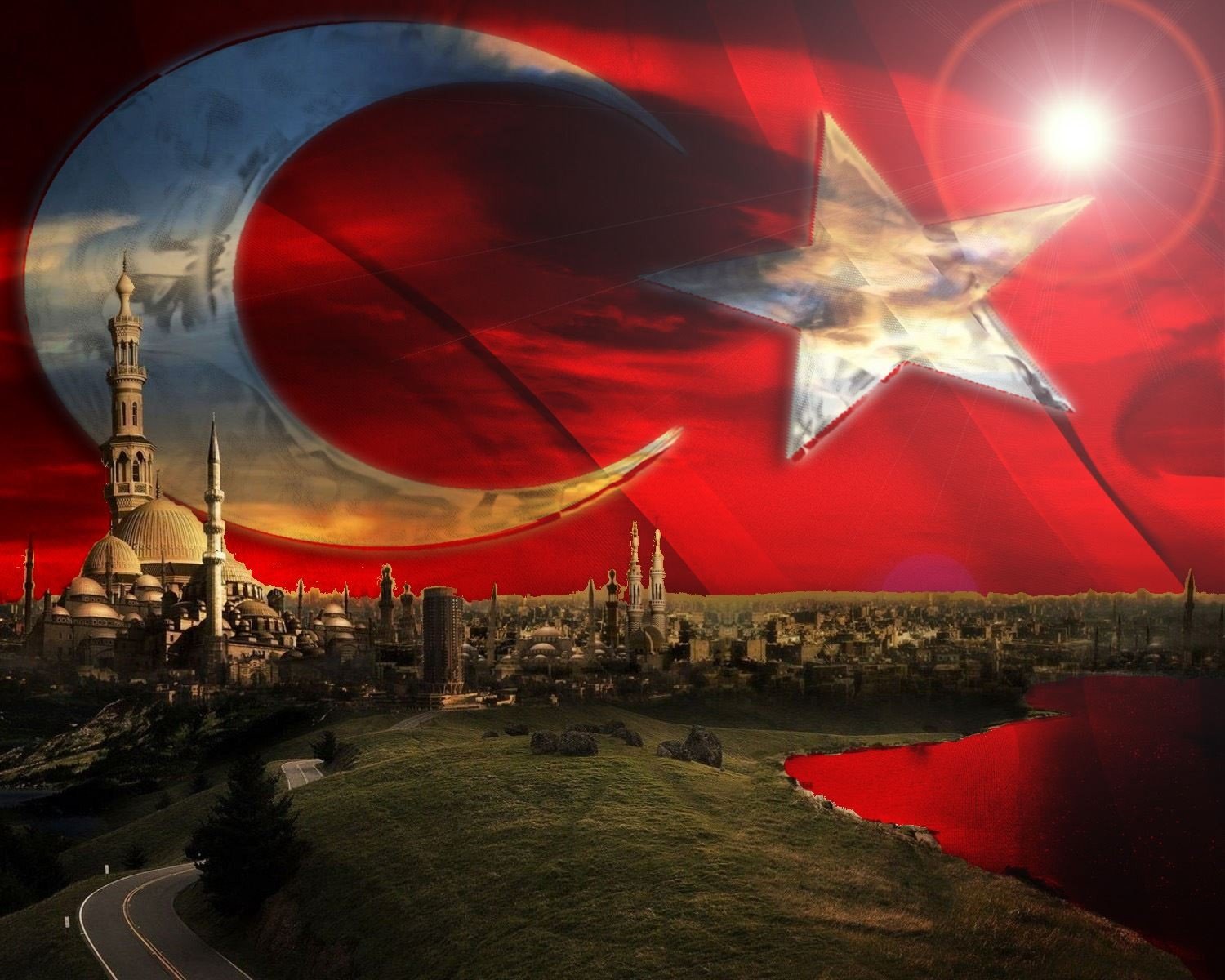 Turkey Flag Hd Wallpapers