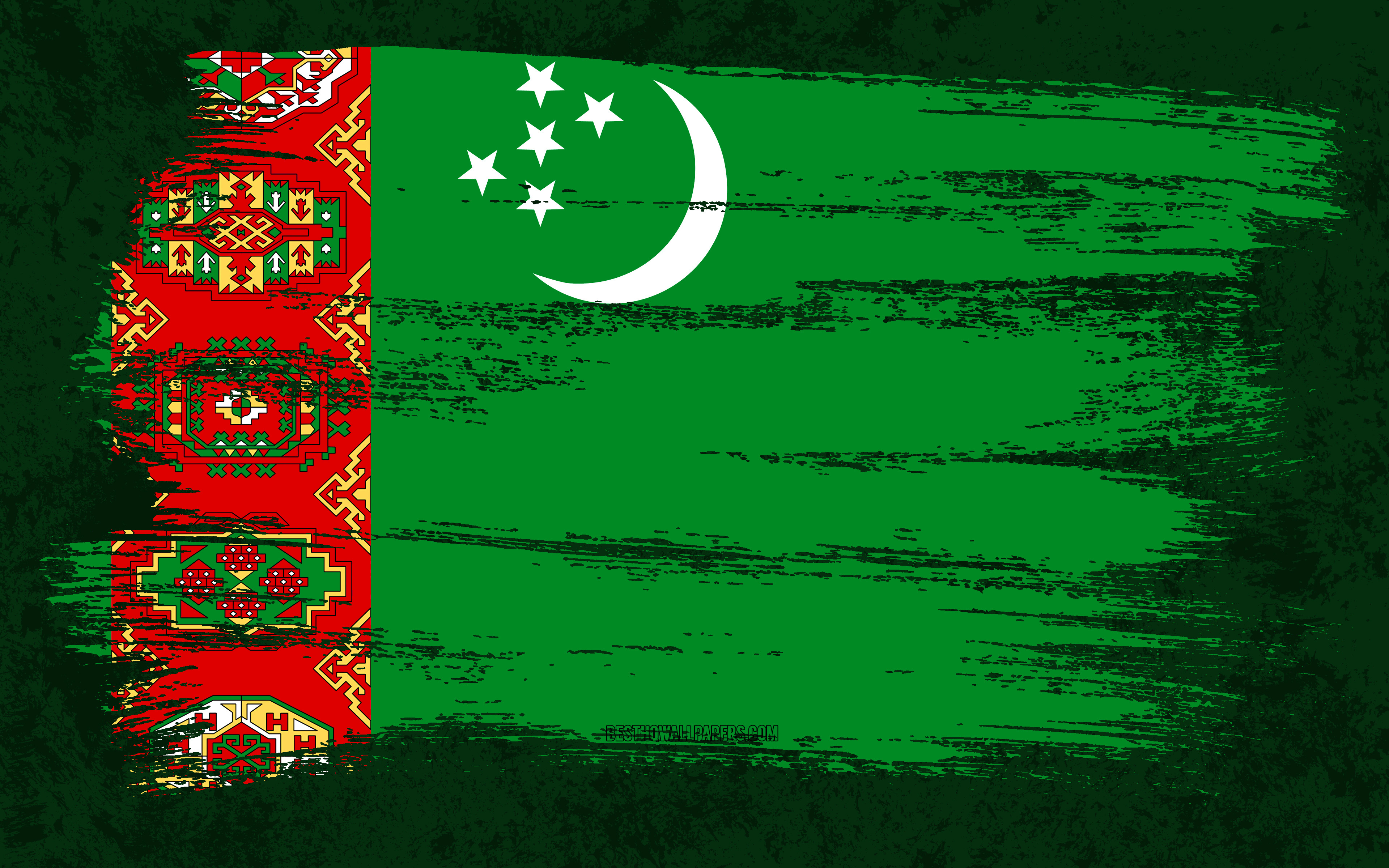 Turkmenistan Flag Wallpapers