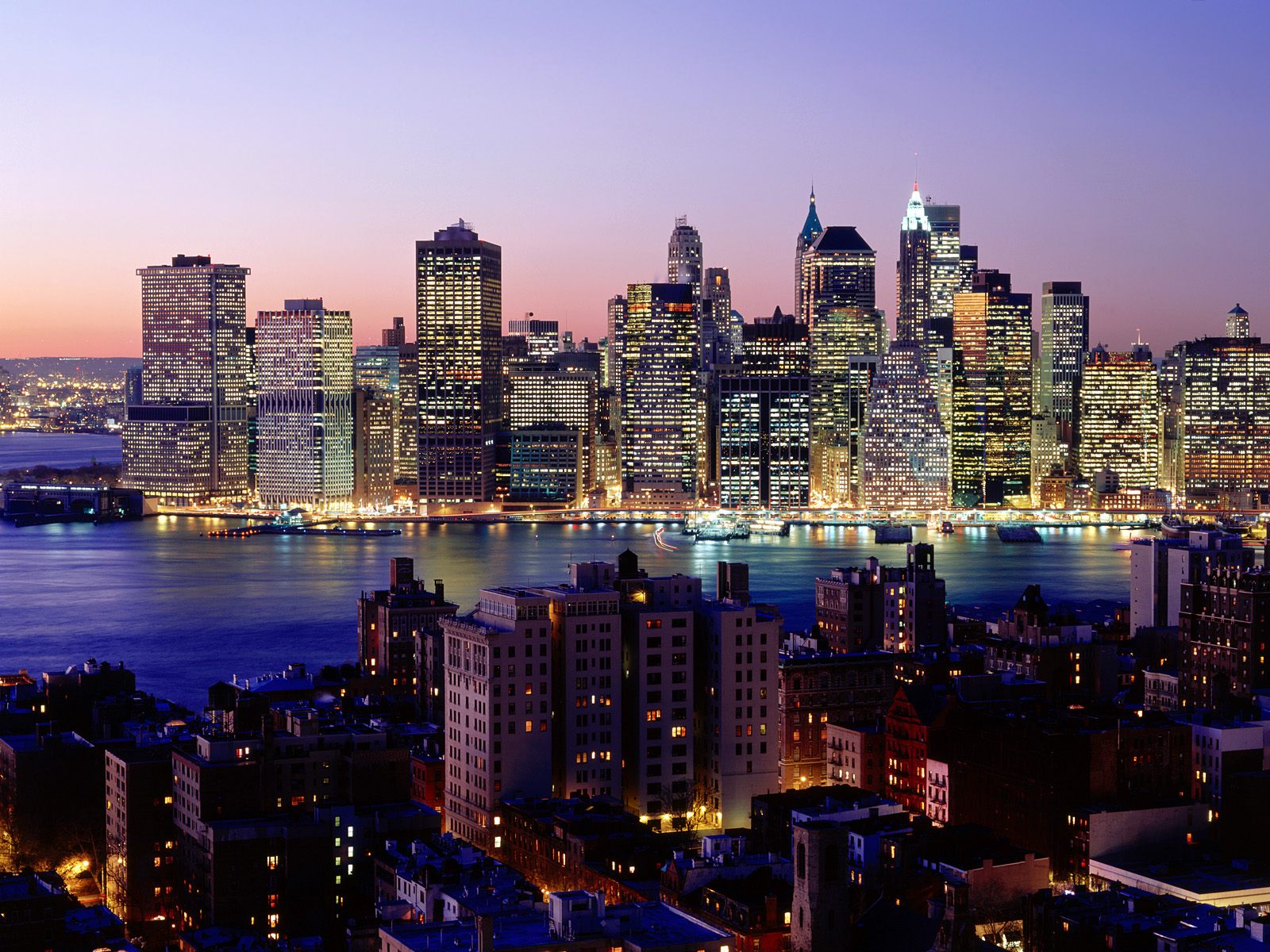 Twilight In New York City Wallpapers