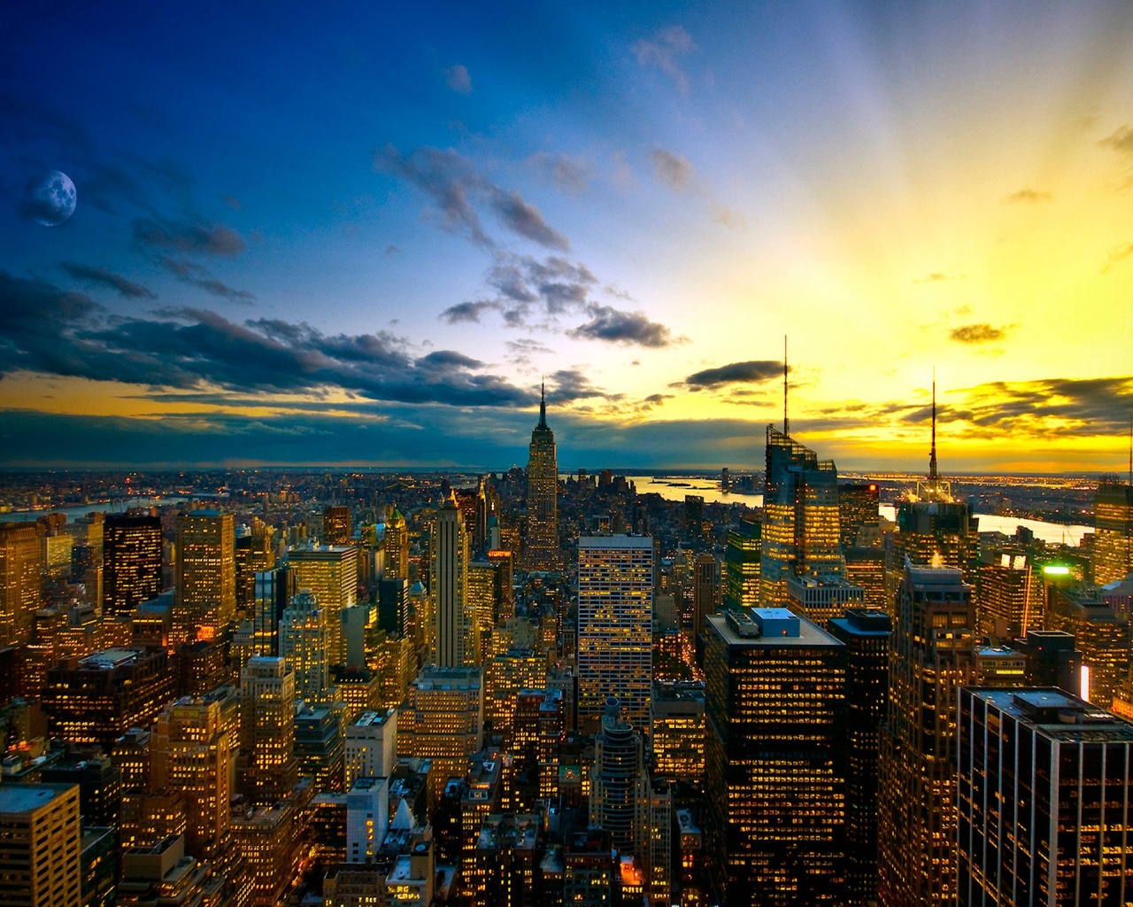 Twilight In New York City Wallpapers