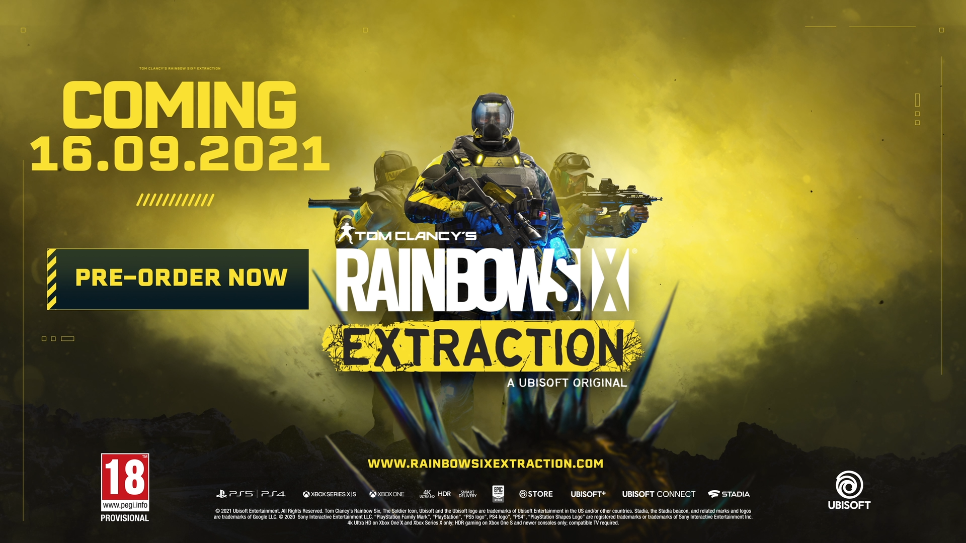 Ubisoft Tom ClancyвЂ™s Rainbow Six Extraction Wallpapers