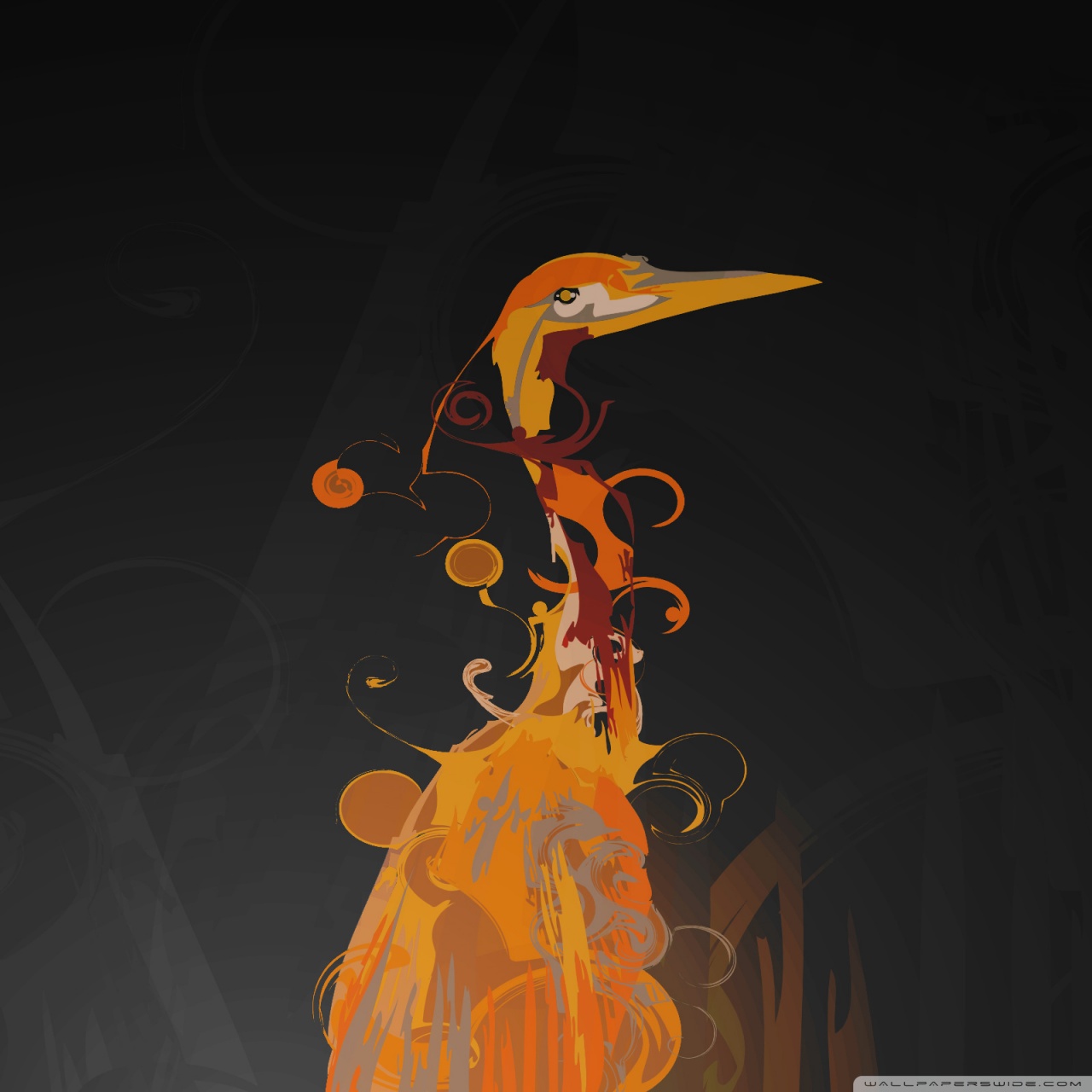 Ubuntu Linux Fire Art Wallpapers