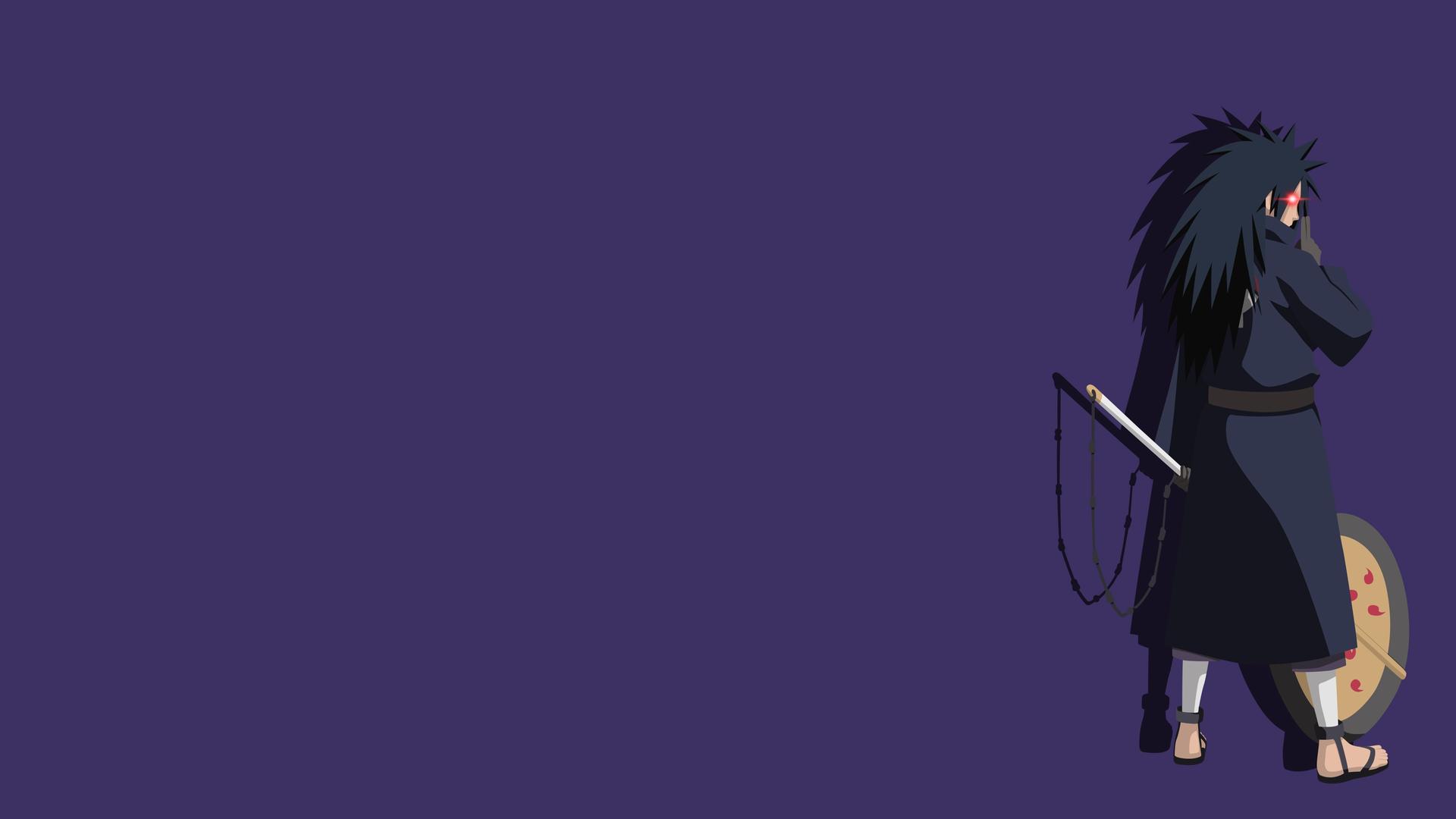 Uchiha Madara Naruto Shippuuden Minimal Art Wallpapers