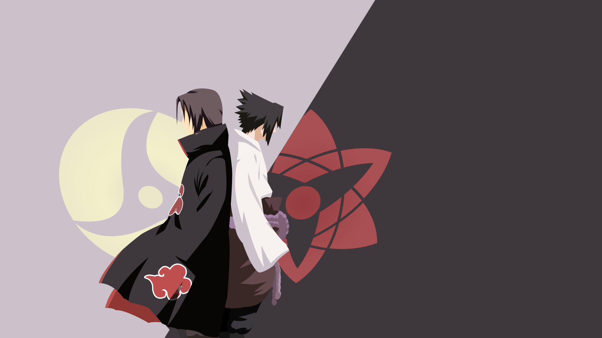 Uchiha Madara Naruto Shippuuden Minimal Art Wallpapers