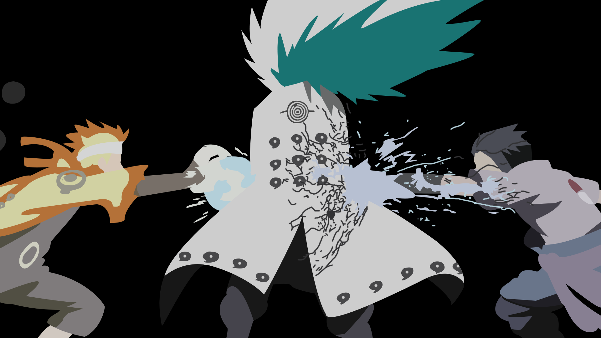 Uchiha Madara Naruto Shippuuden Minimal Art Wallpapers