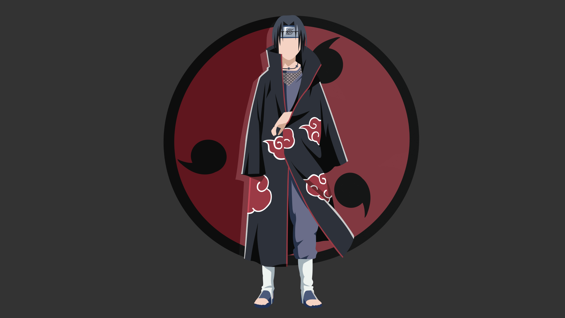 Uchiha Madara Naruto Shippuuden Minimal Art Wallpapers