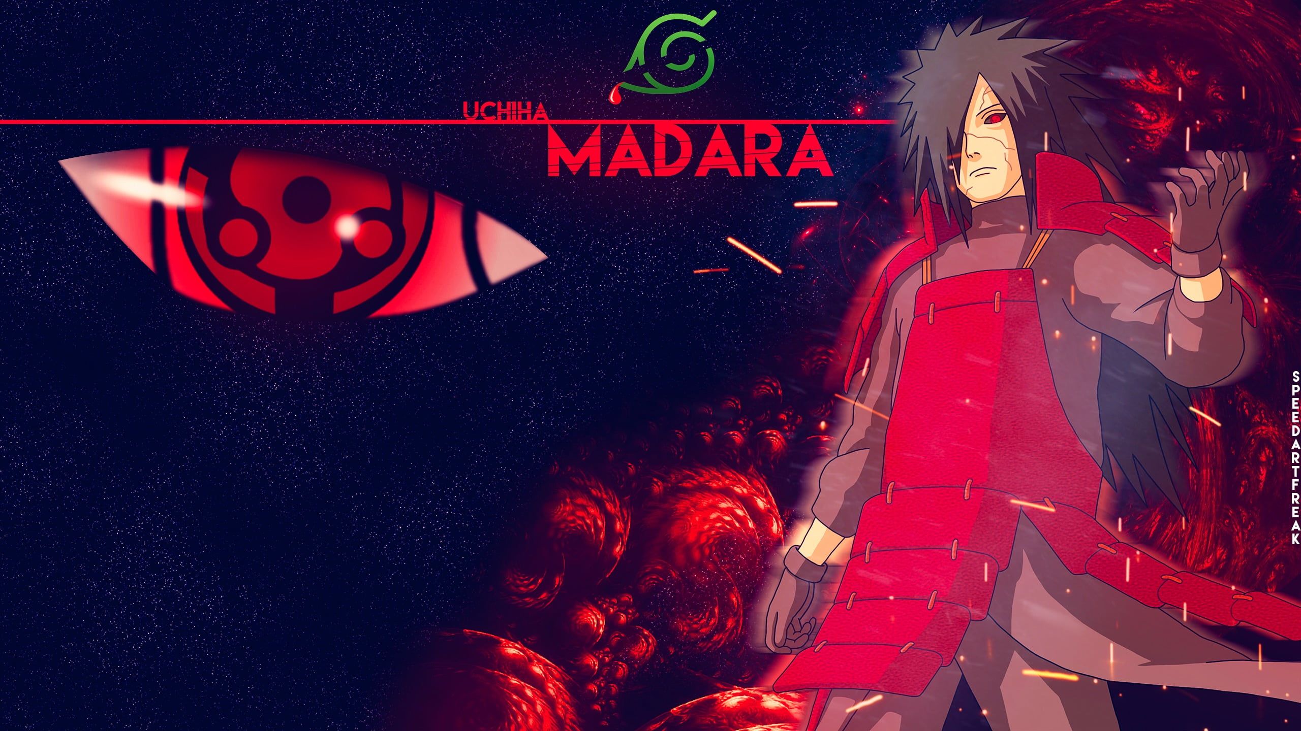 Uchiha Madara Naruto Shippuuden Minimal Art Wallpapers