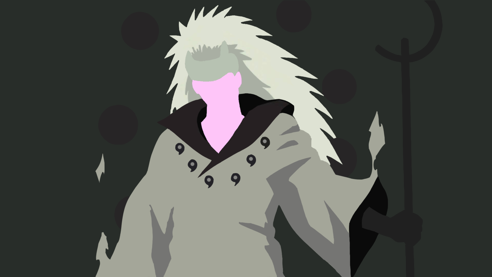 Uchiha Madara Naruto Shippuuden Minimal Art Wallpapers