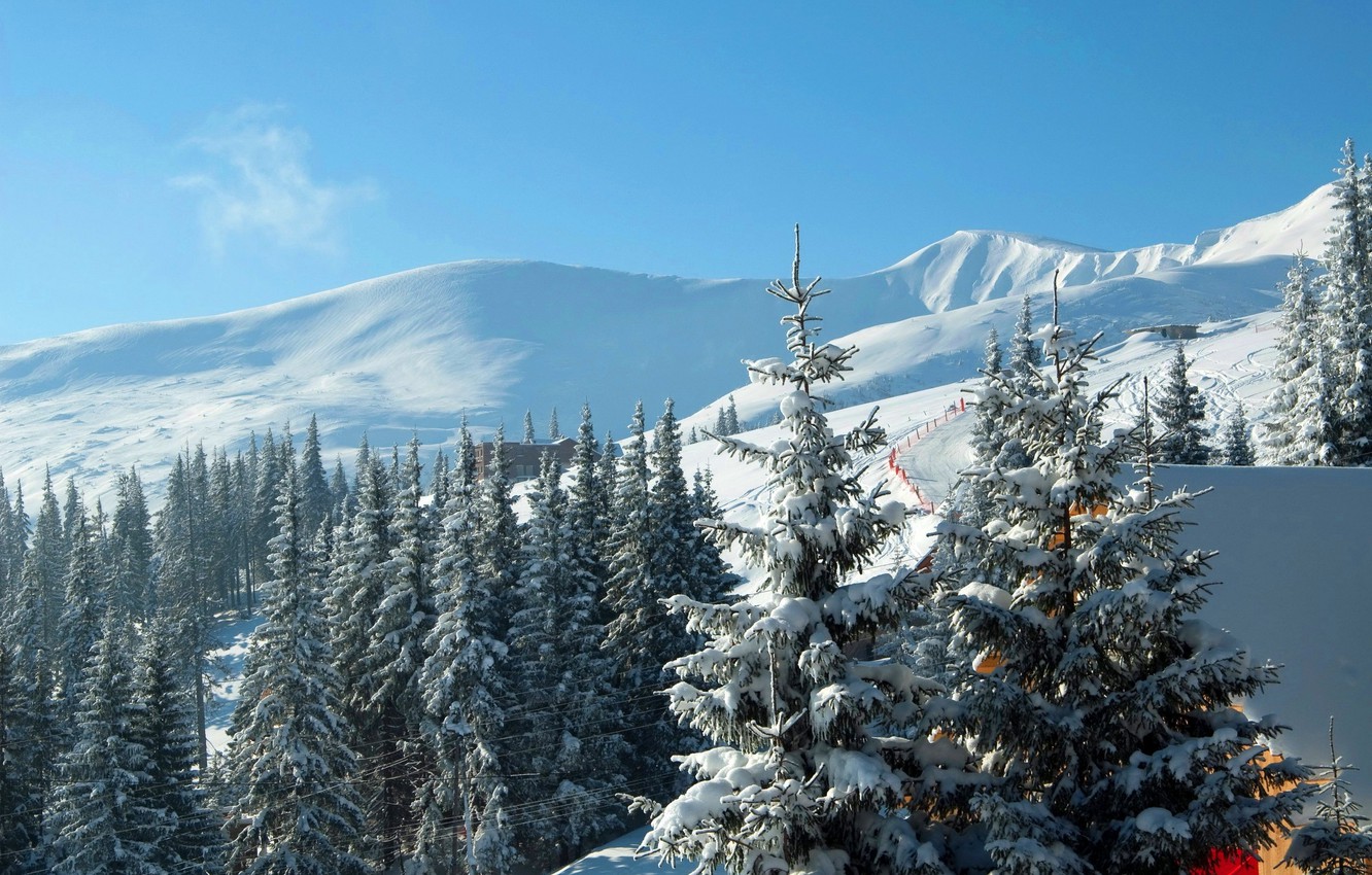 Ukrainian Bukovel In Winter Wallpapers