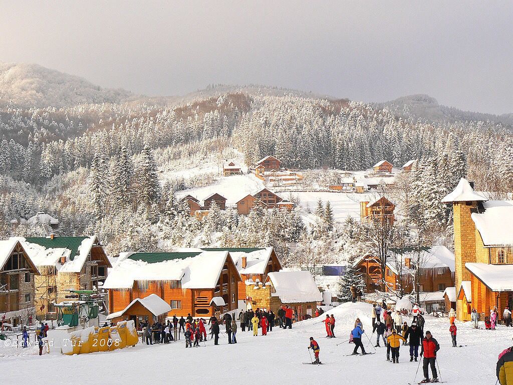 Ukrainian Bukovel In Winter Wallpapers