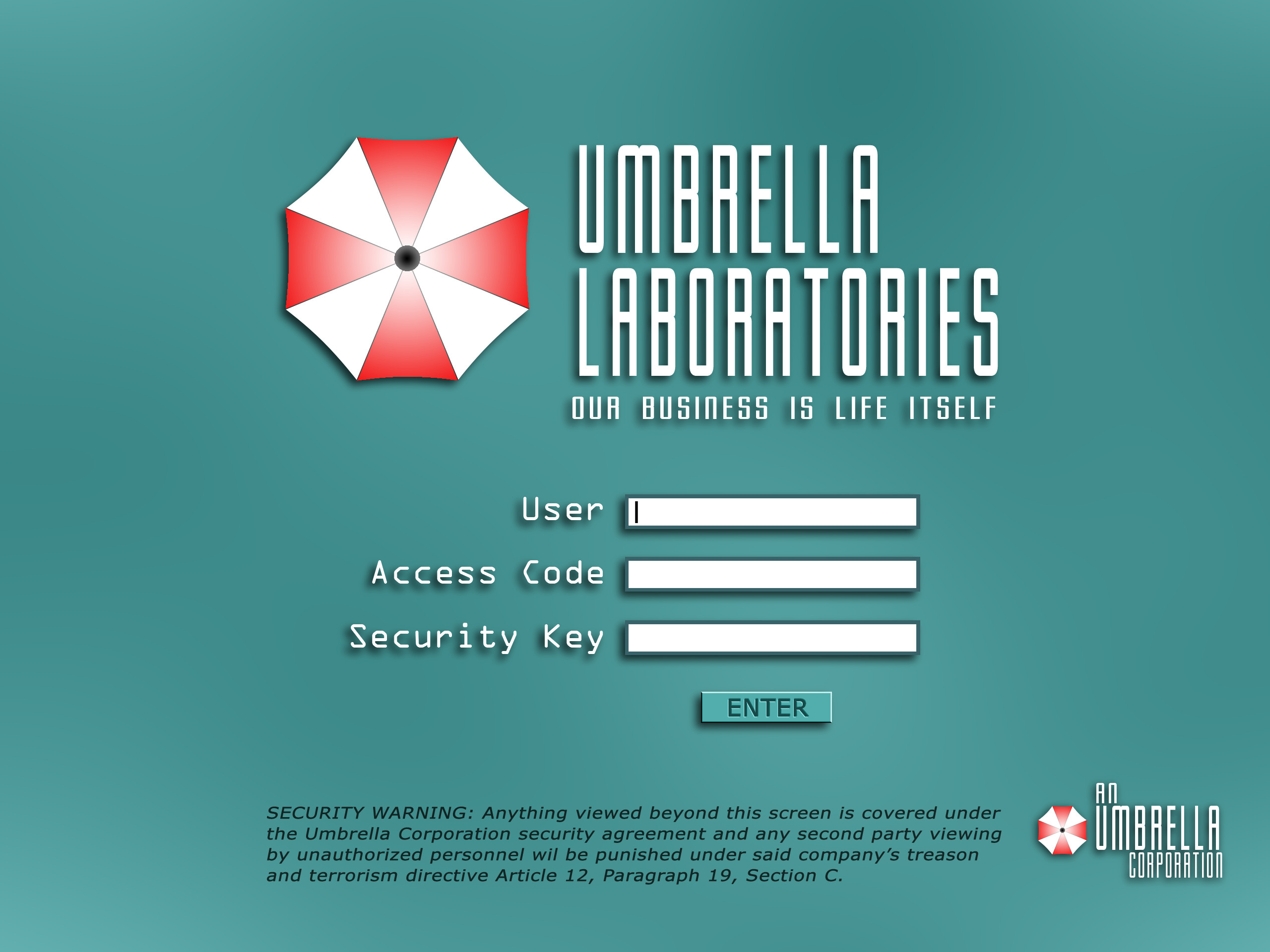 Umbrella Corporation 1920X1200 Wallpapers