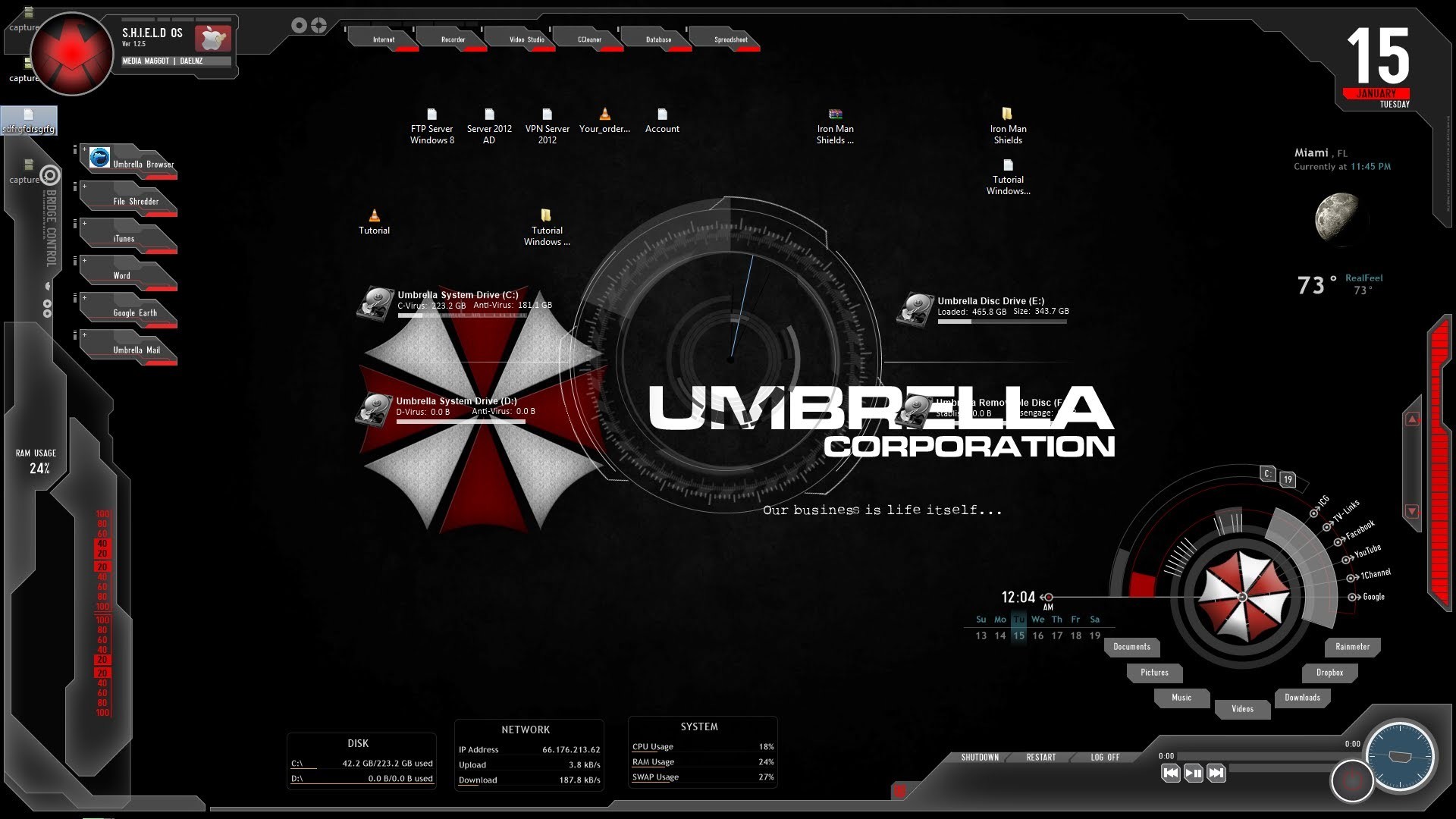 Umbrella Corporation 1920X1200 Wallpapers