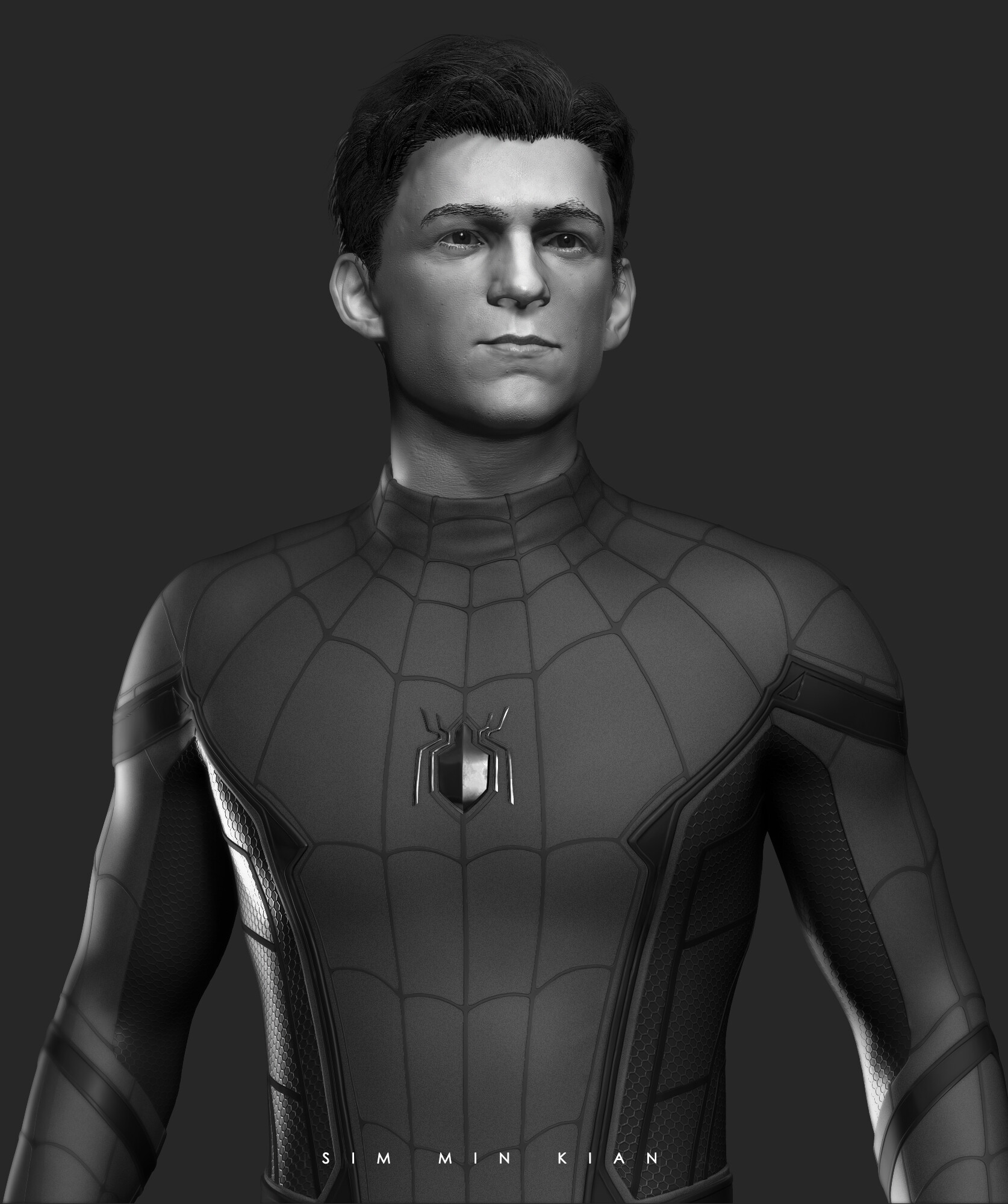 Uncharted X Tom Holland Spidey Art Wallpapers