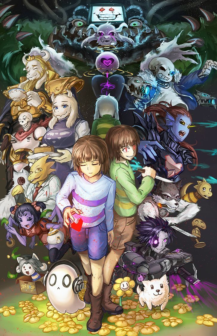 Undertale Anime Fanart Wallpapers