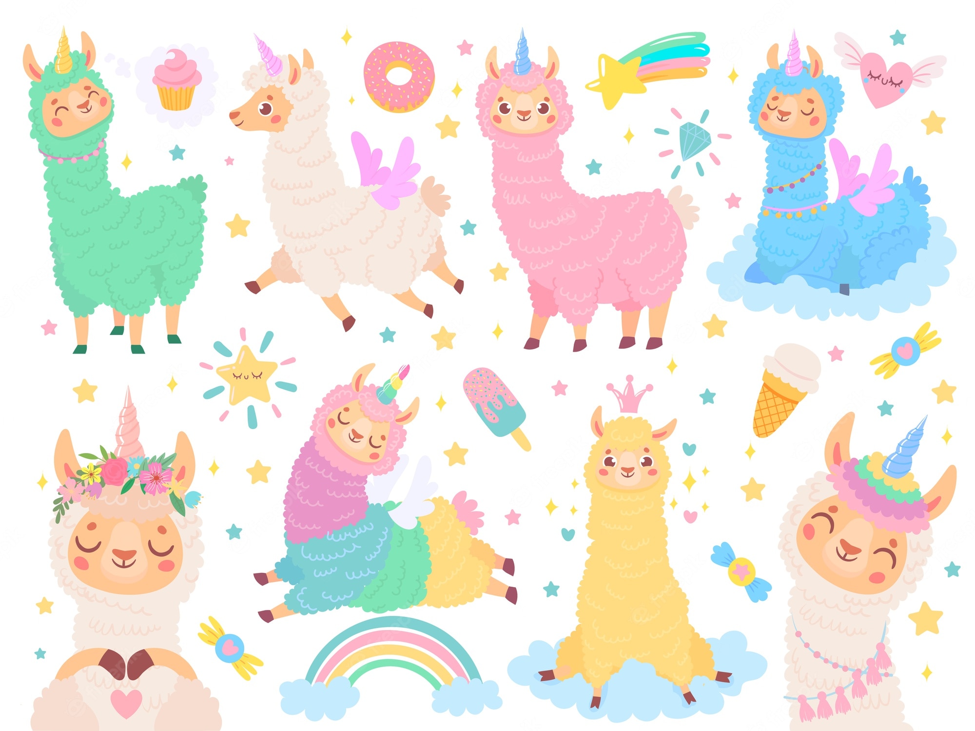 Unicorn Llama Wallpapers