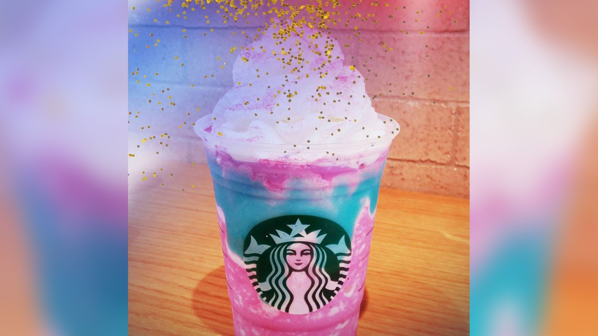 Unicorn Rose Gold Starbucks Wallpapers