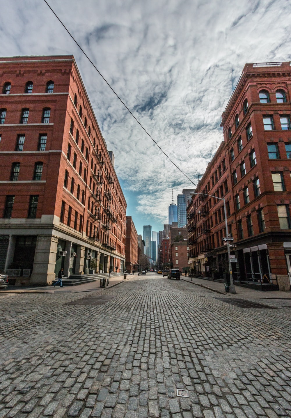 Urban City Street Background