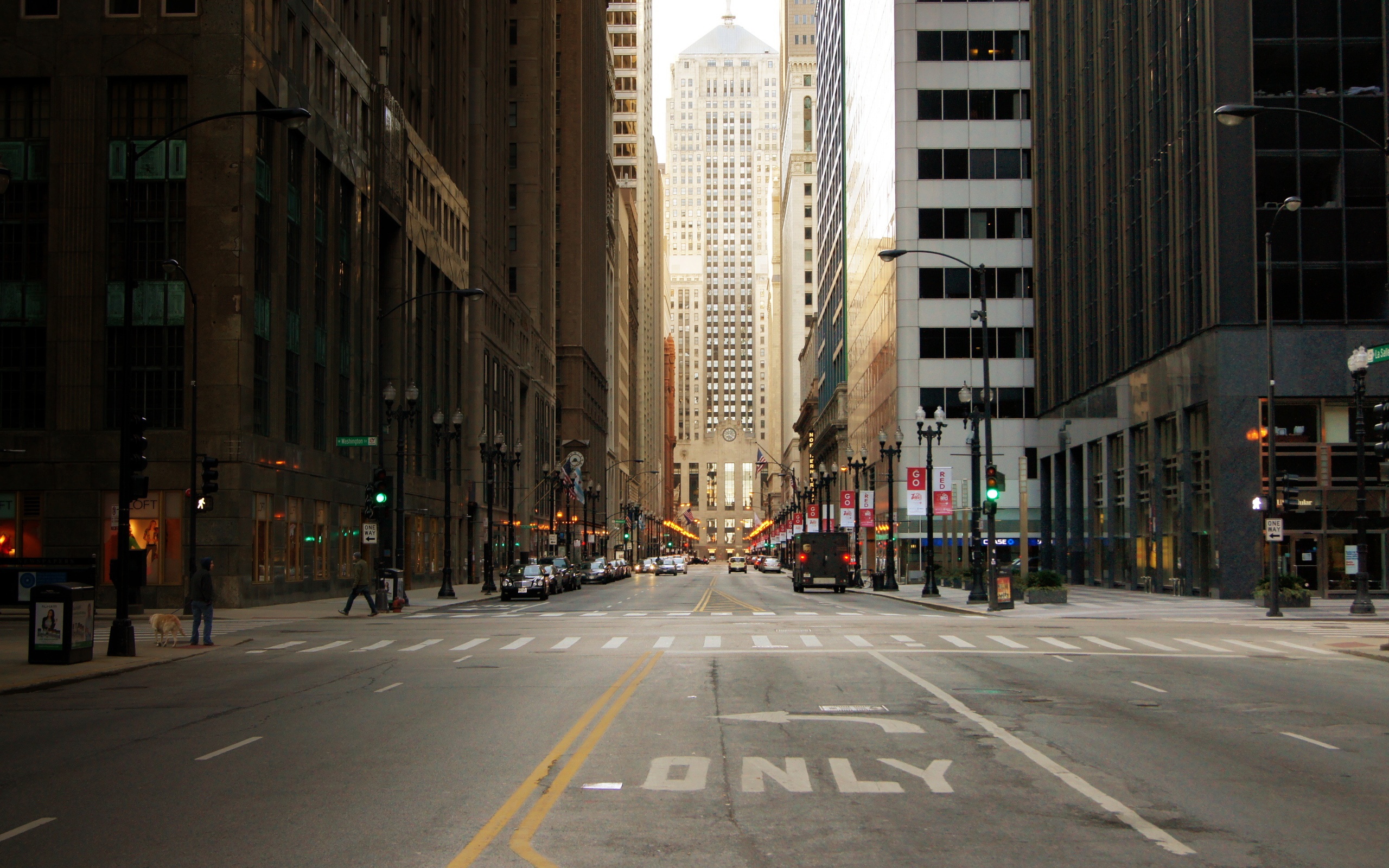 Urban City Street Background