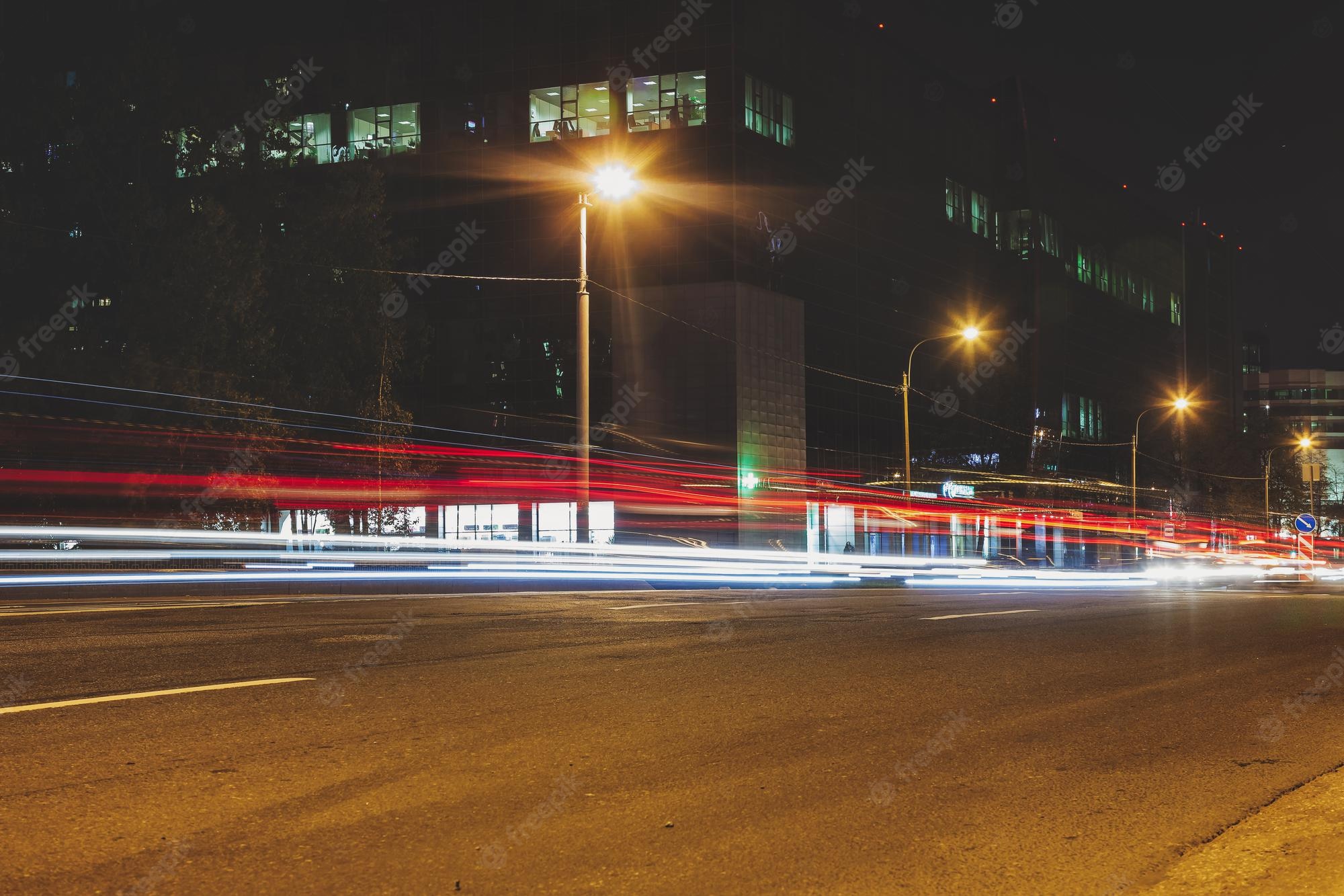 Urban City Street Background