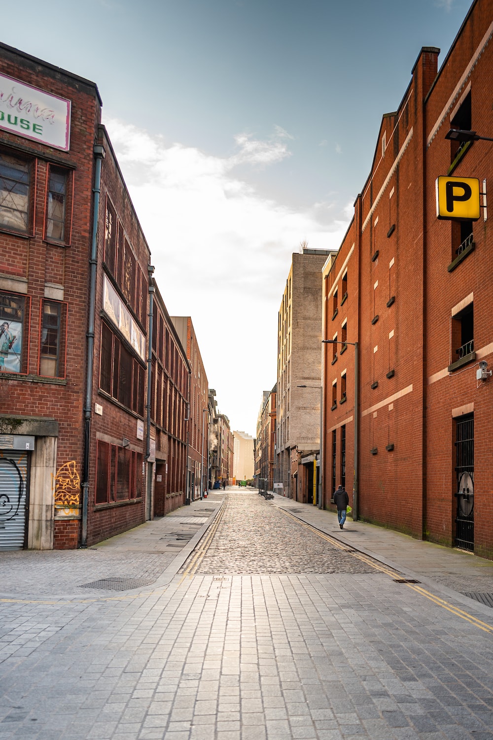 Urban City Street Background