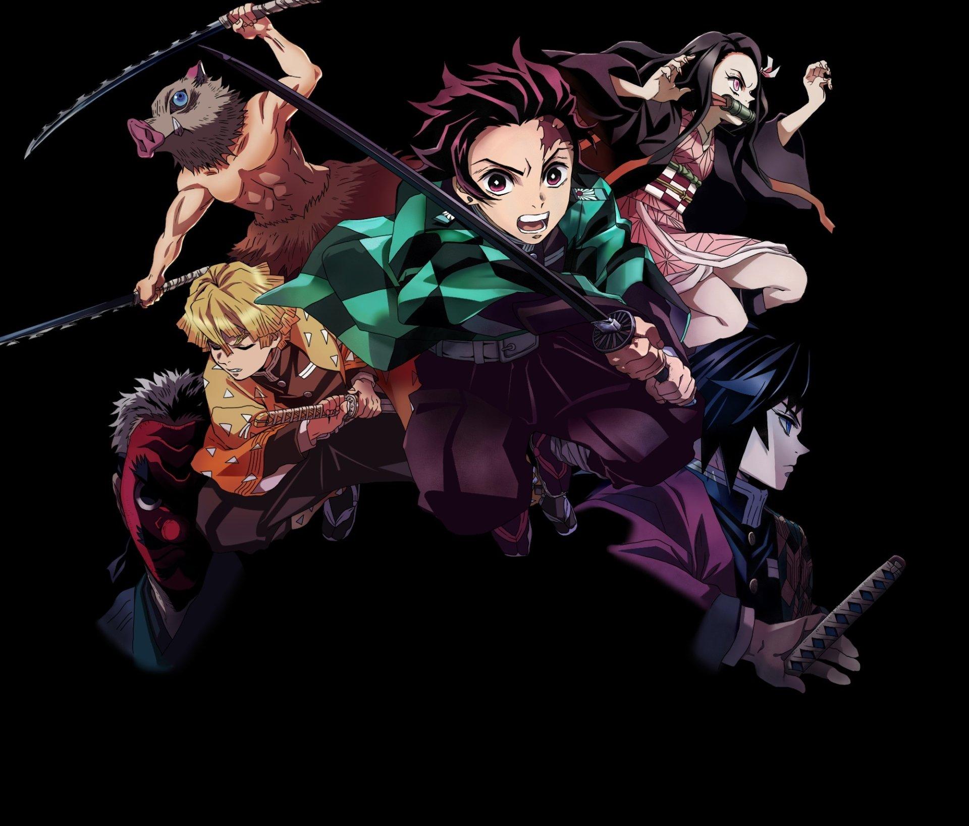 Urokodaki With Tanjirou And Nezuko Wallpapers