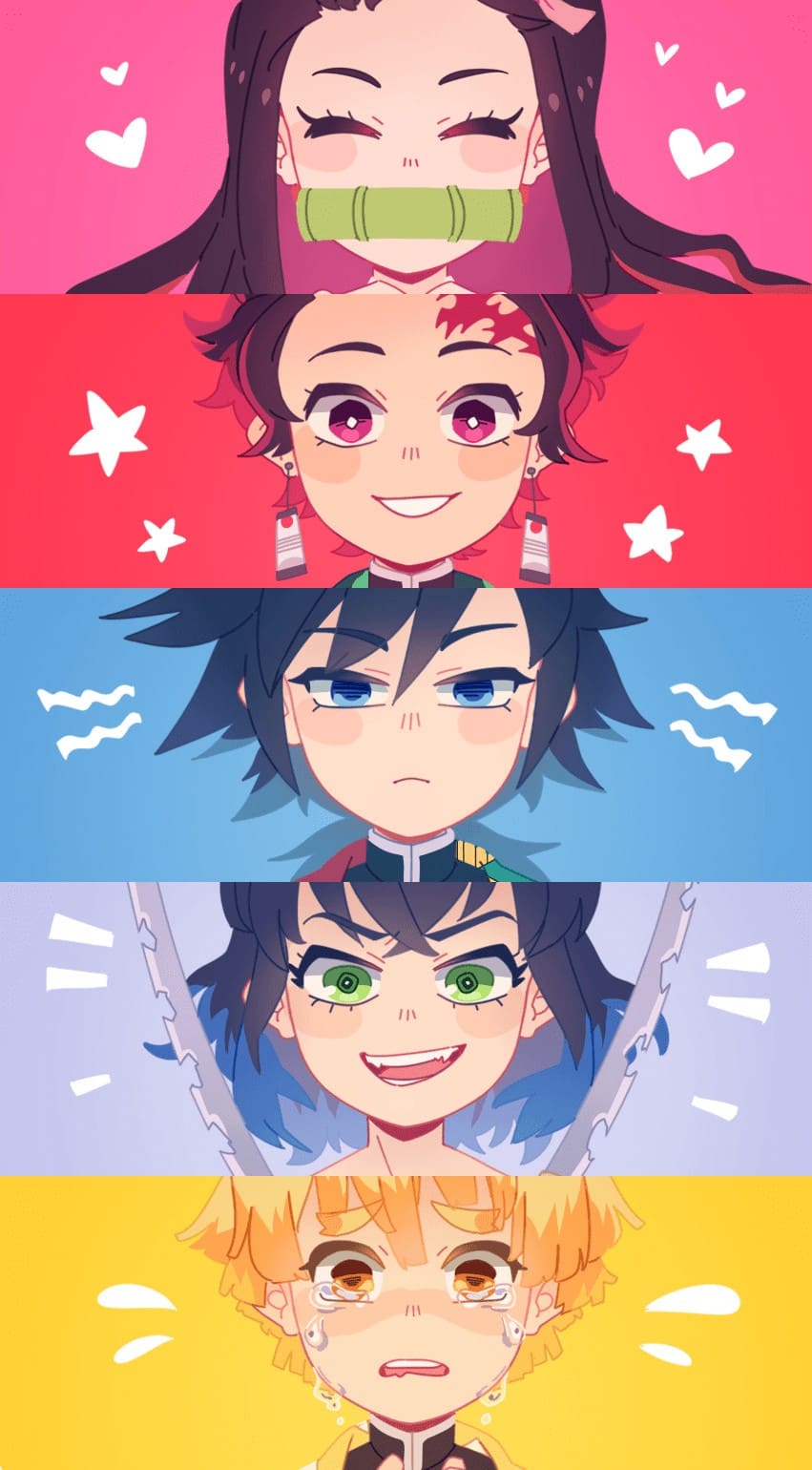 Urokodaki With Tanjirou And Nezuko Wallpapers