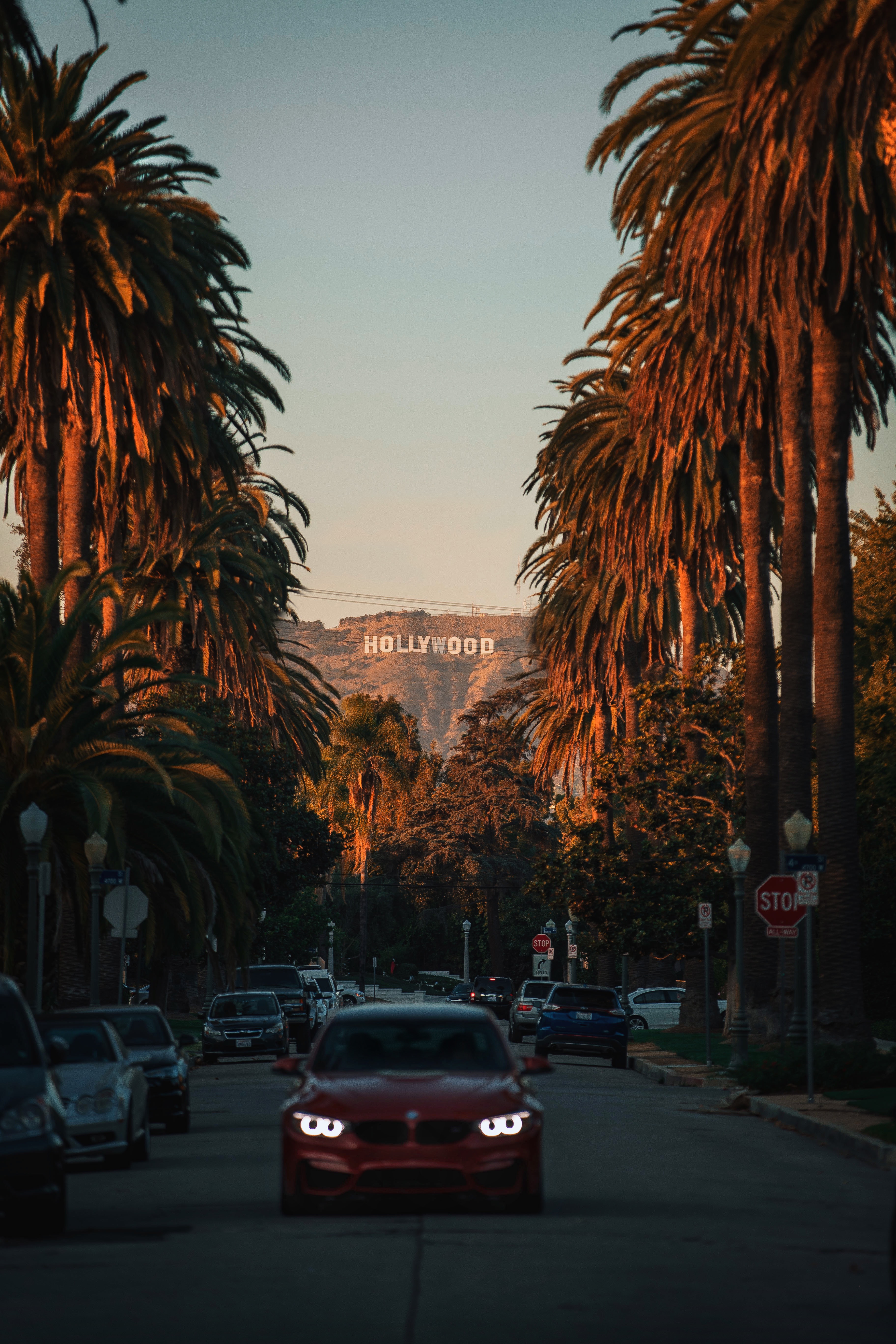 Usa California Road Sunlight Street View Wallpapers