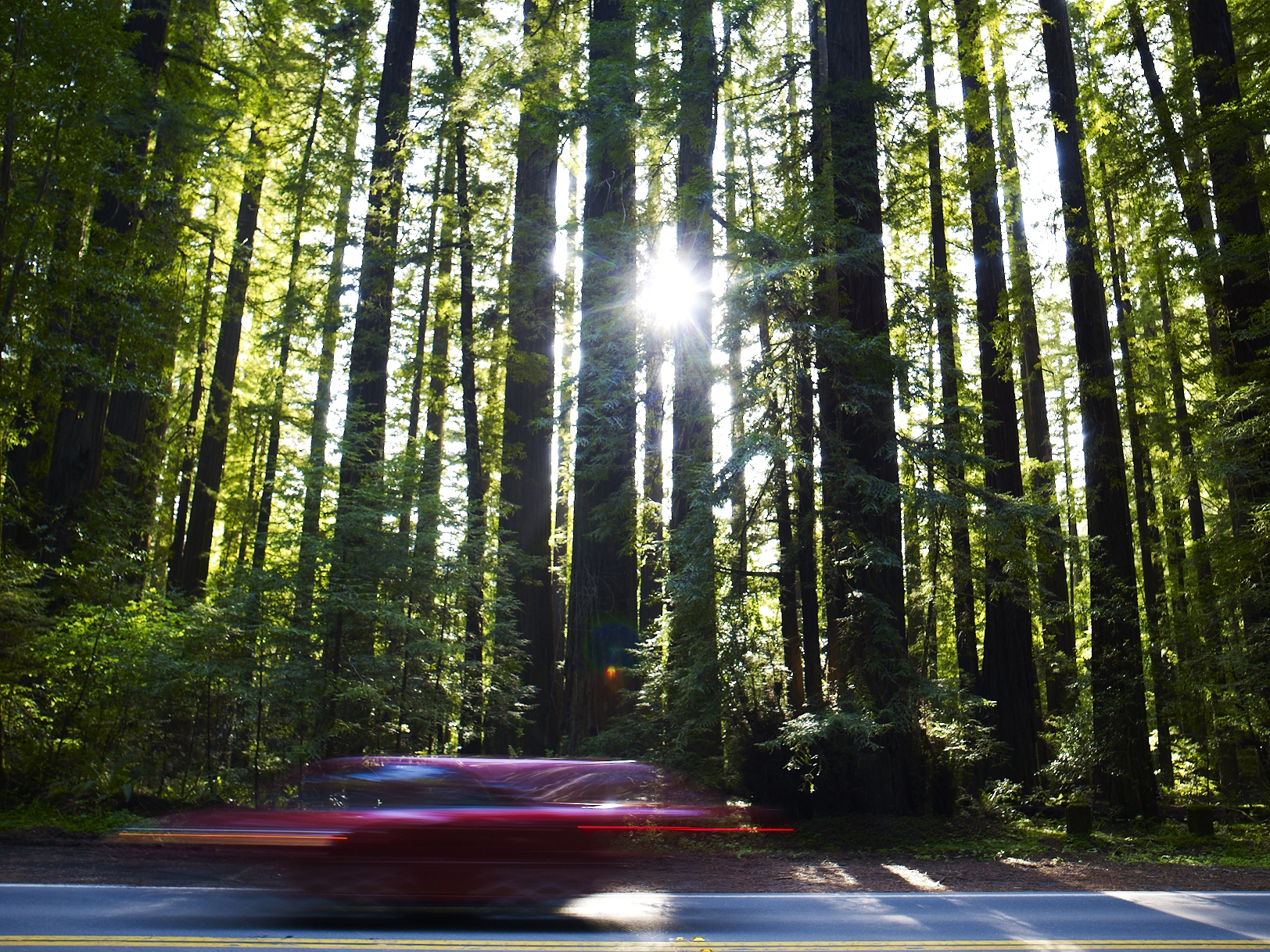 Usa California Road Sunlight Street View Wallpapers