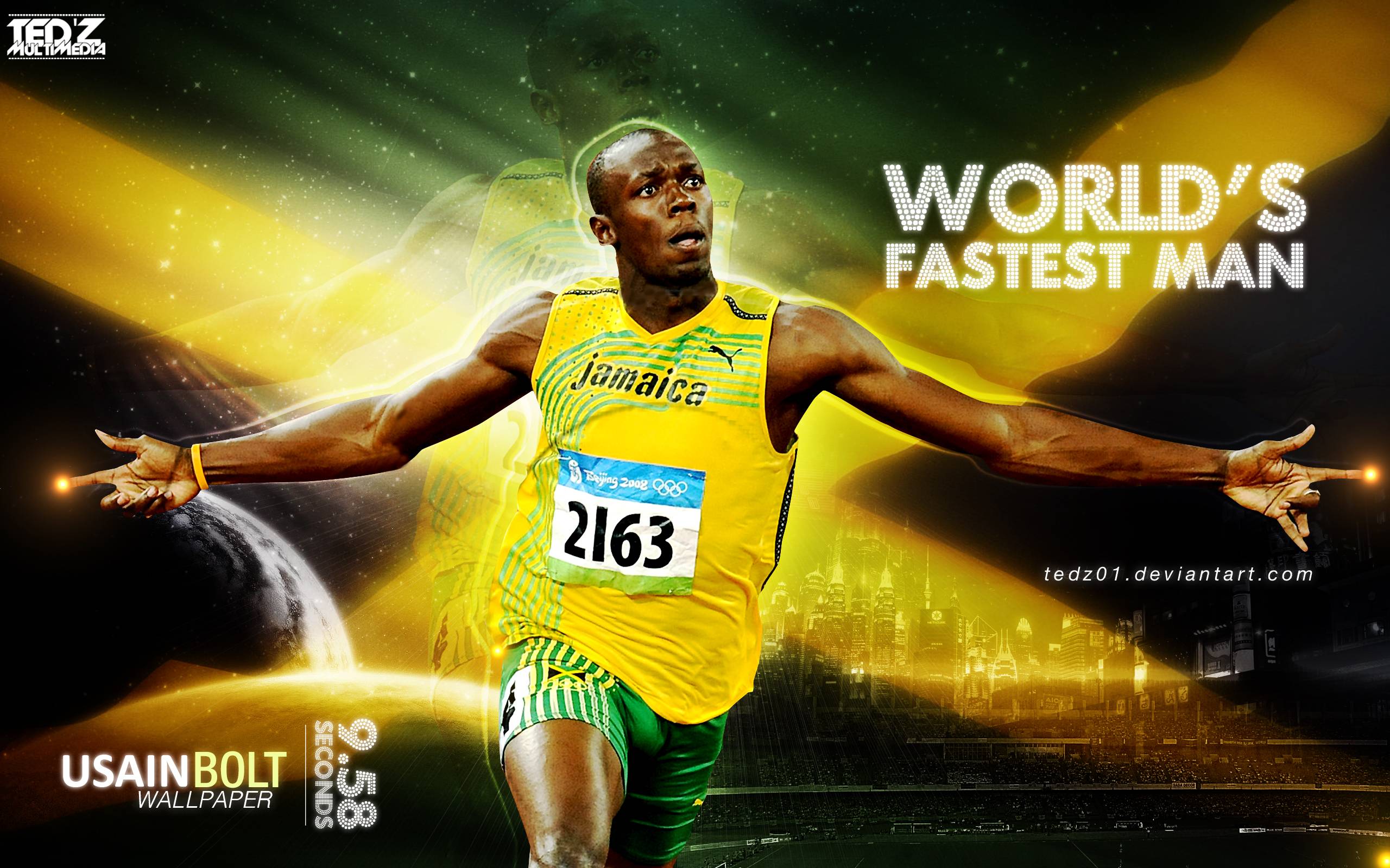 Usain Bolt - Bring The Beat Wallpapers