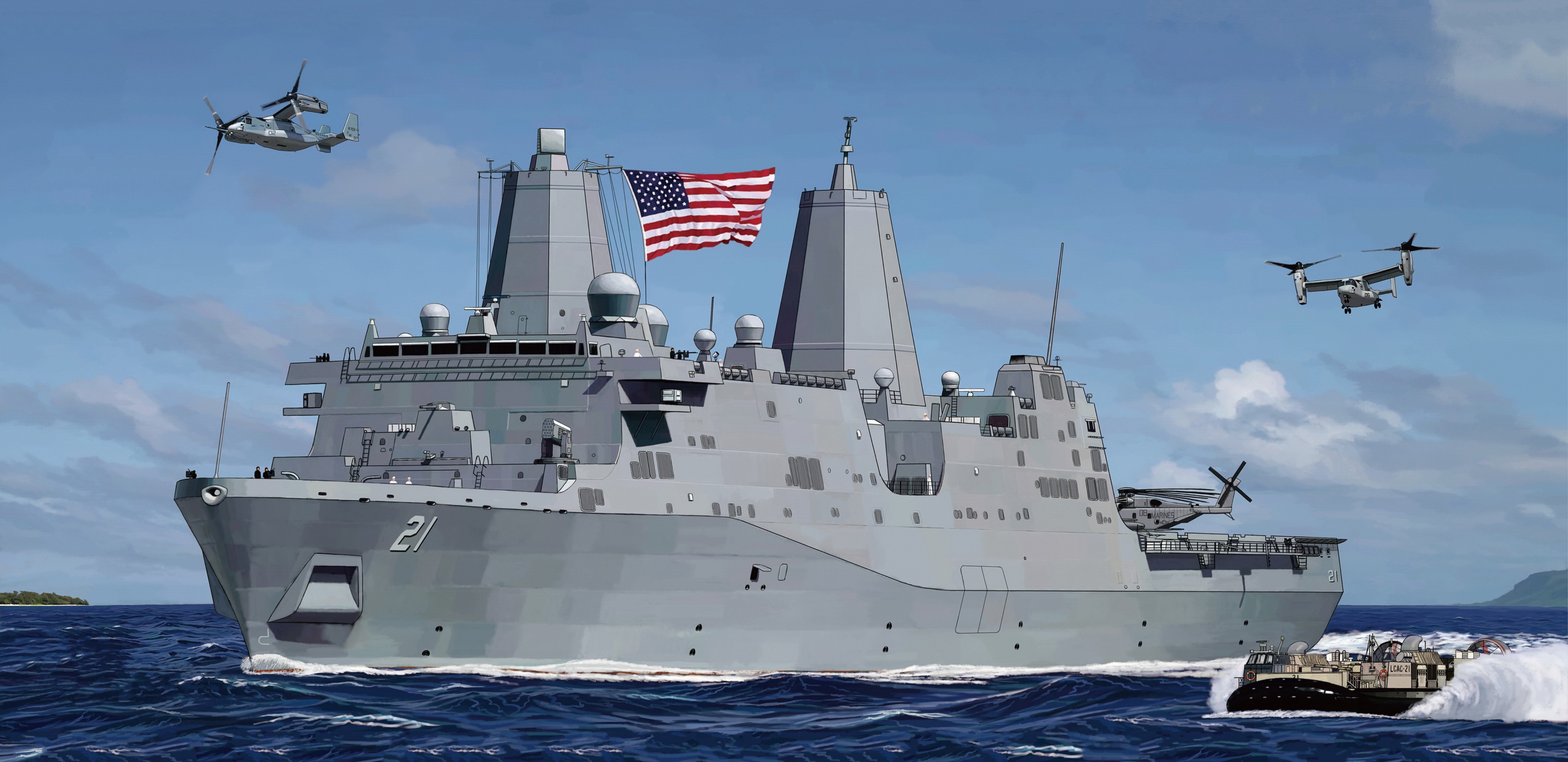 Uss New York (Lpd-21) Wallpapers