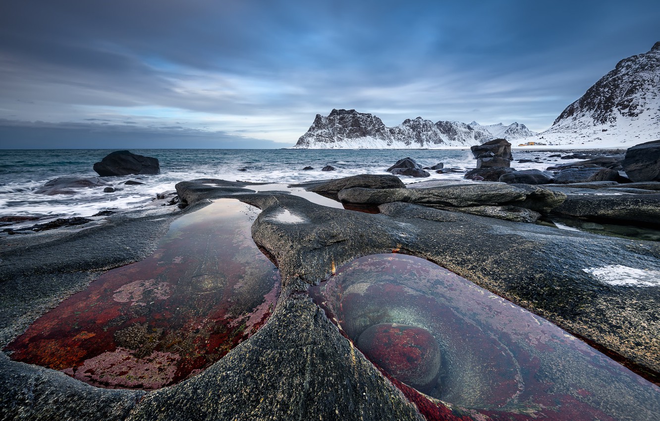 Utakleiv Beach In Norway Wallpapers