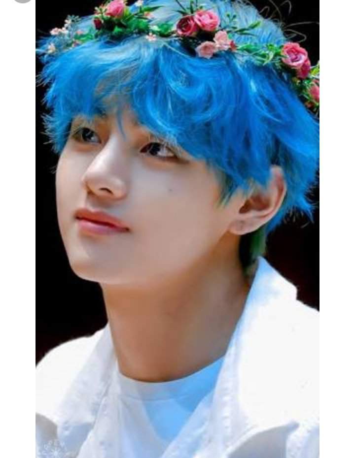 V Blue Hair Wallpapers