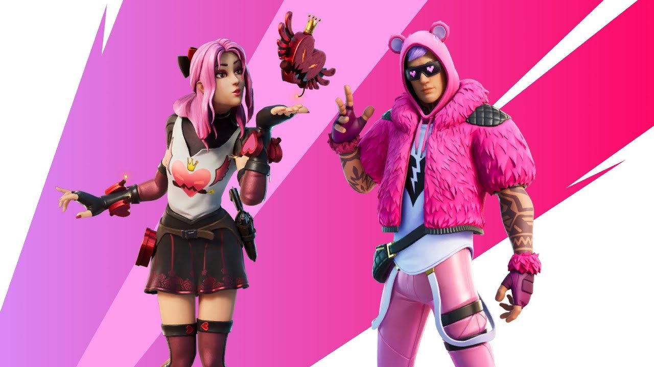 Valentine Skin Fortnite Wallpapers