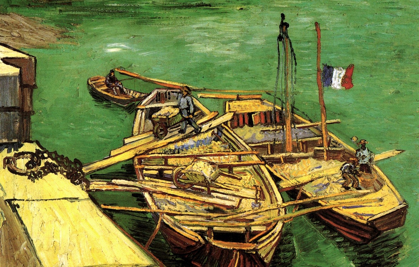 Van Gogh Sailboat Wallpapers