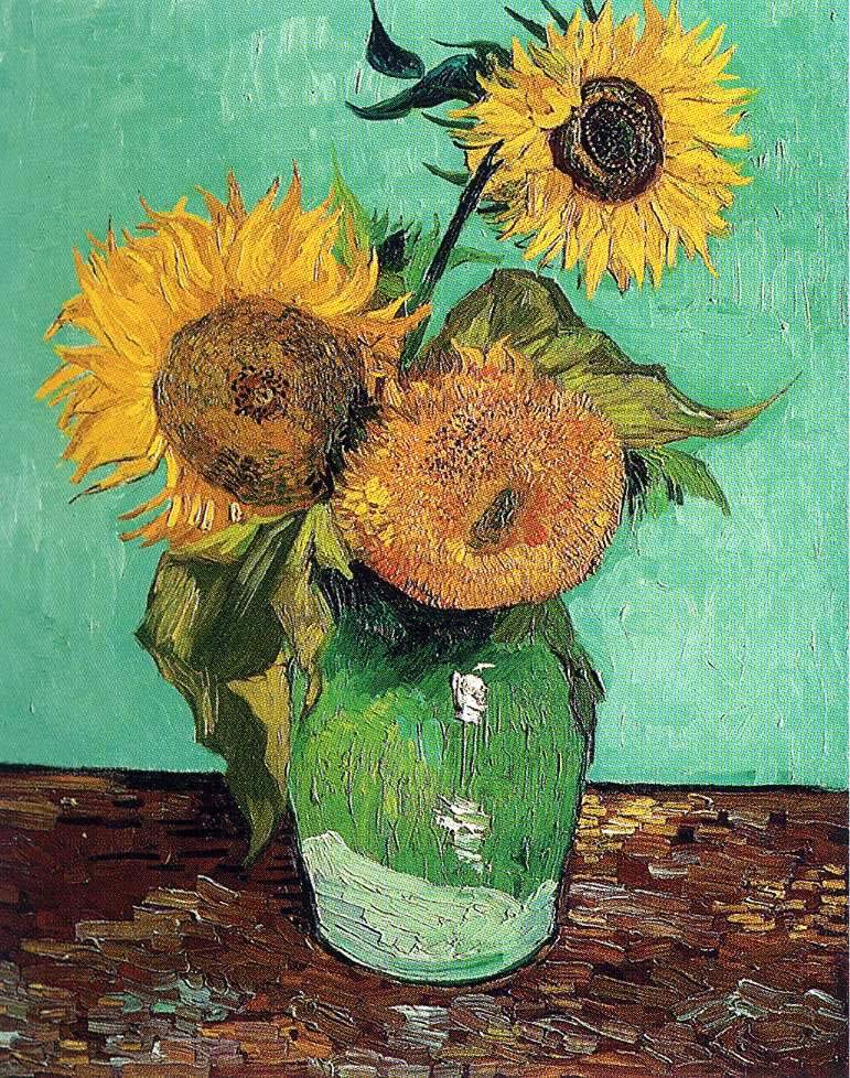 Van Gogh Sunflower Wallpapers