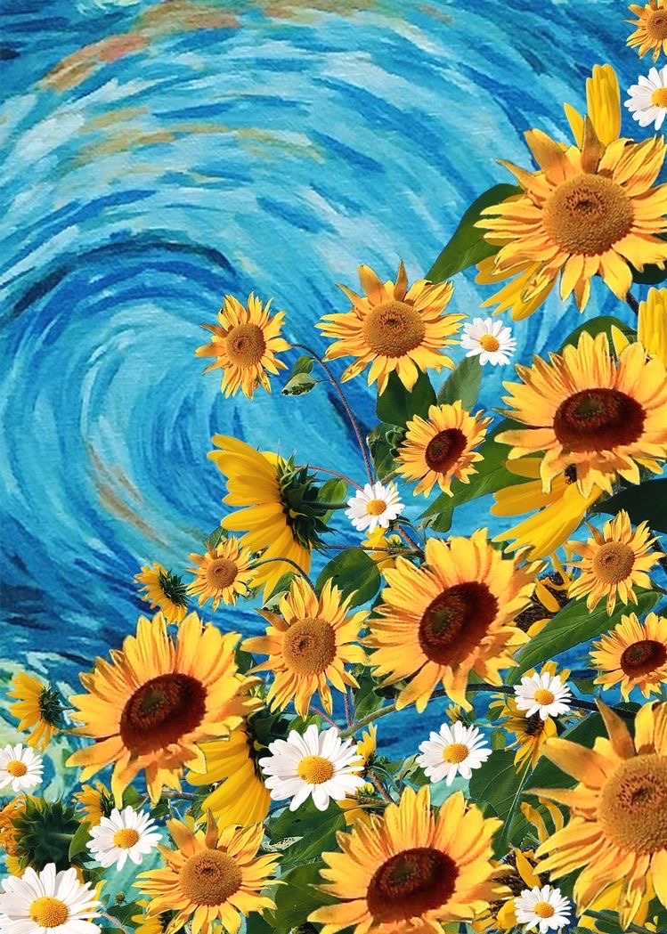 Van Gogh Sunflower Wallpapers