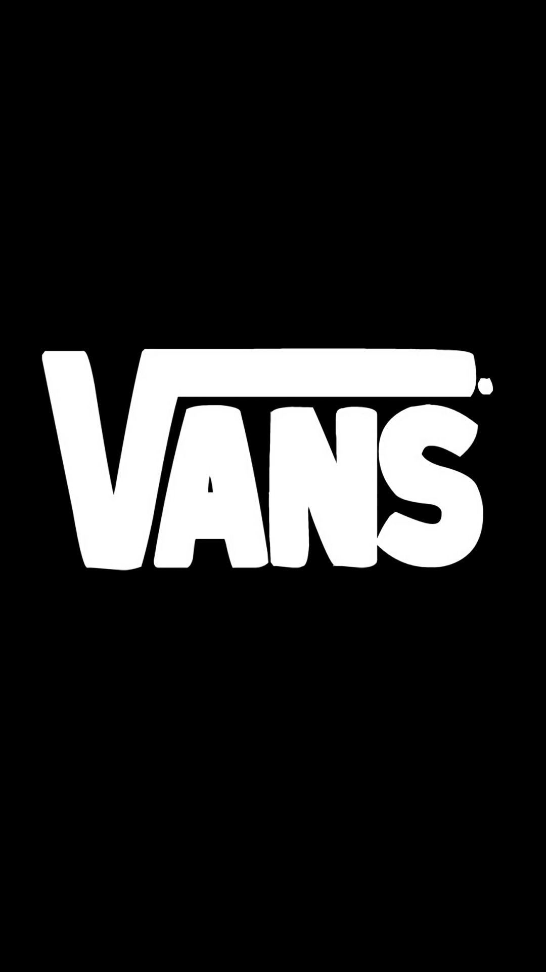 Vans Logo Black Background