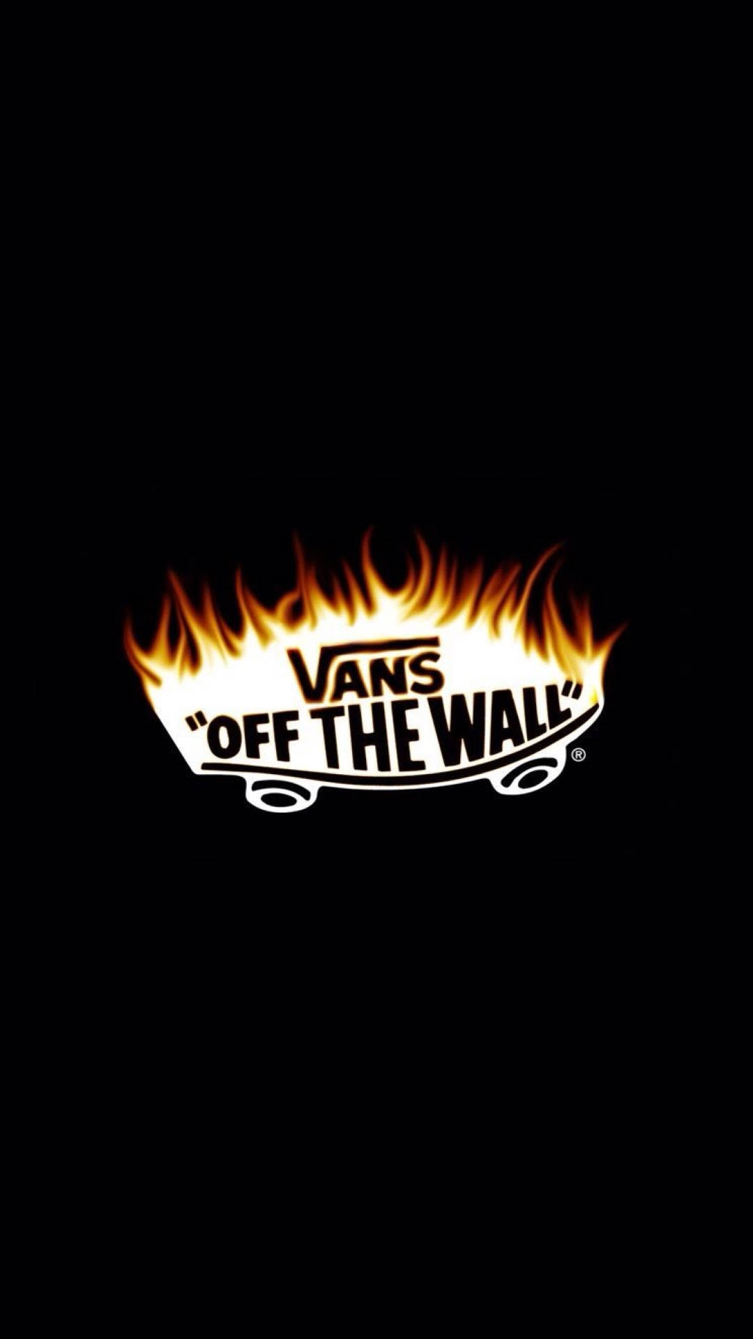 Vans Logo Black Background