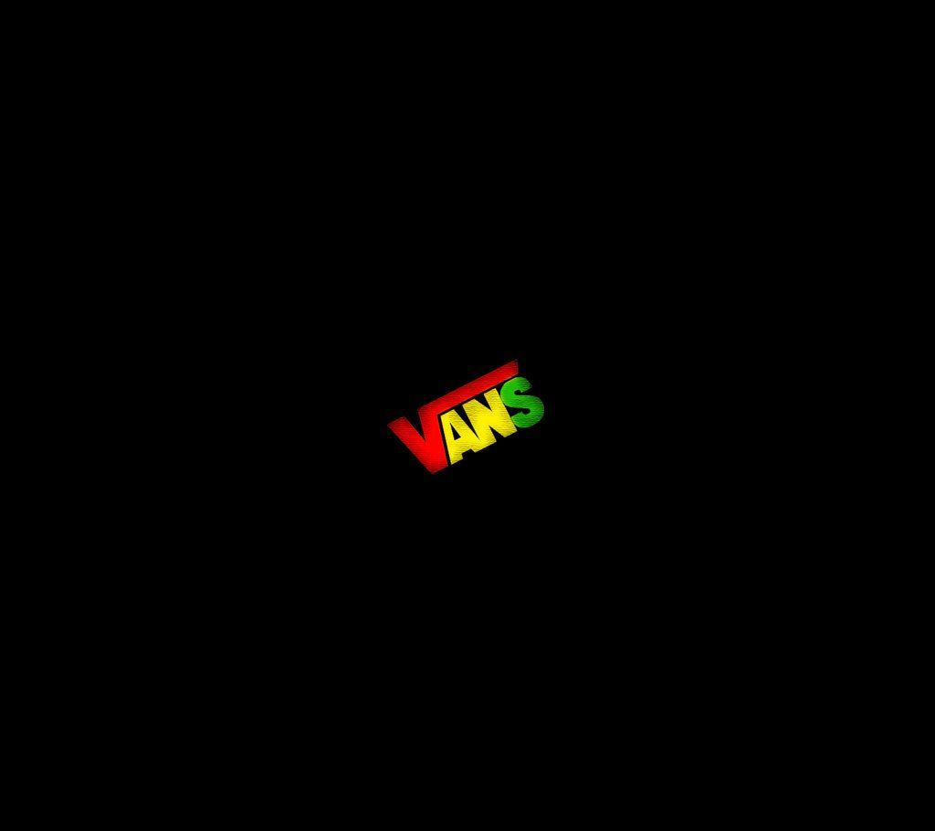 Vans Logo Black Background