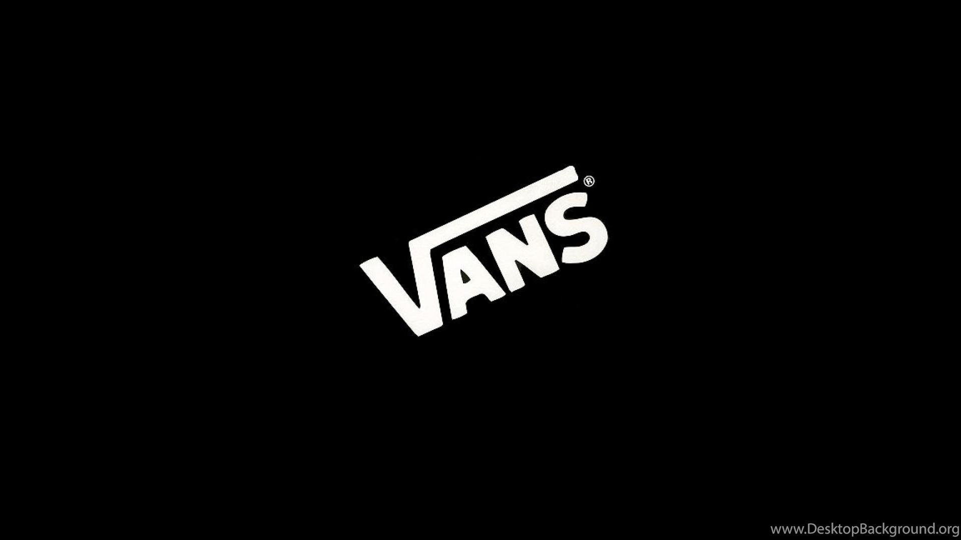 Vans Logo Black Background