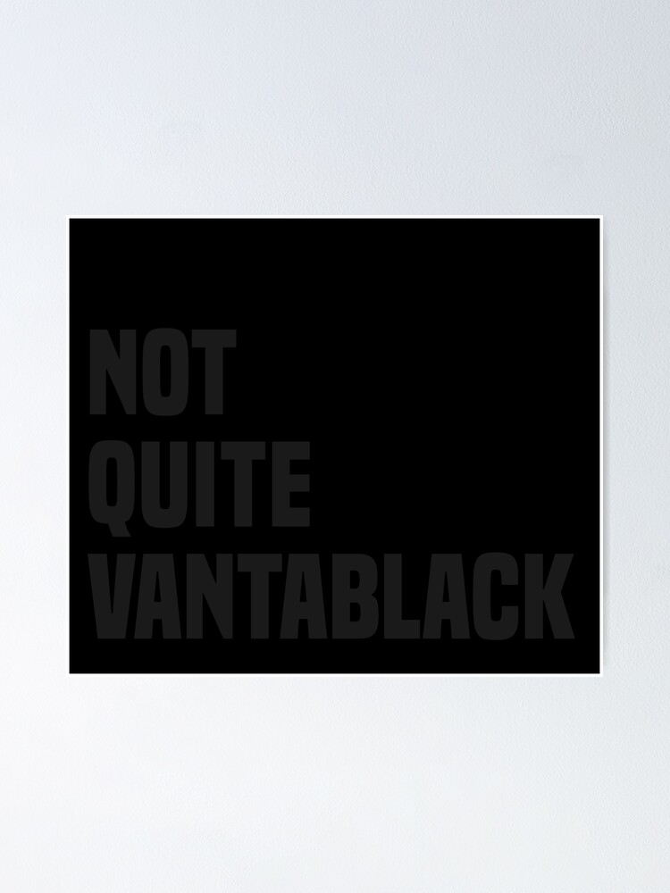 Vantablack Background