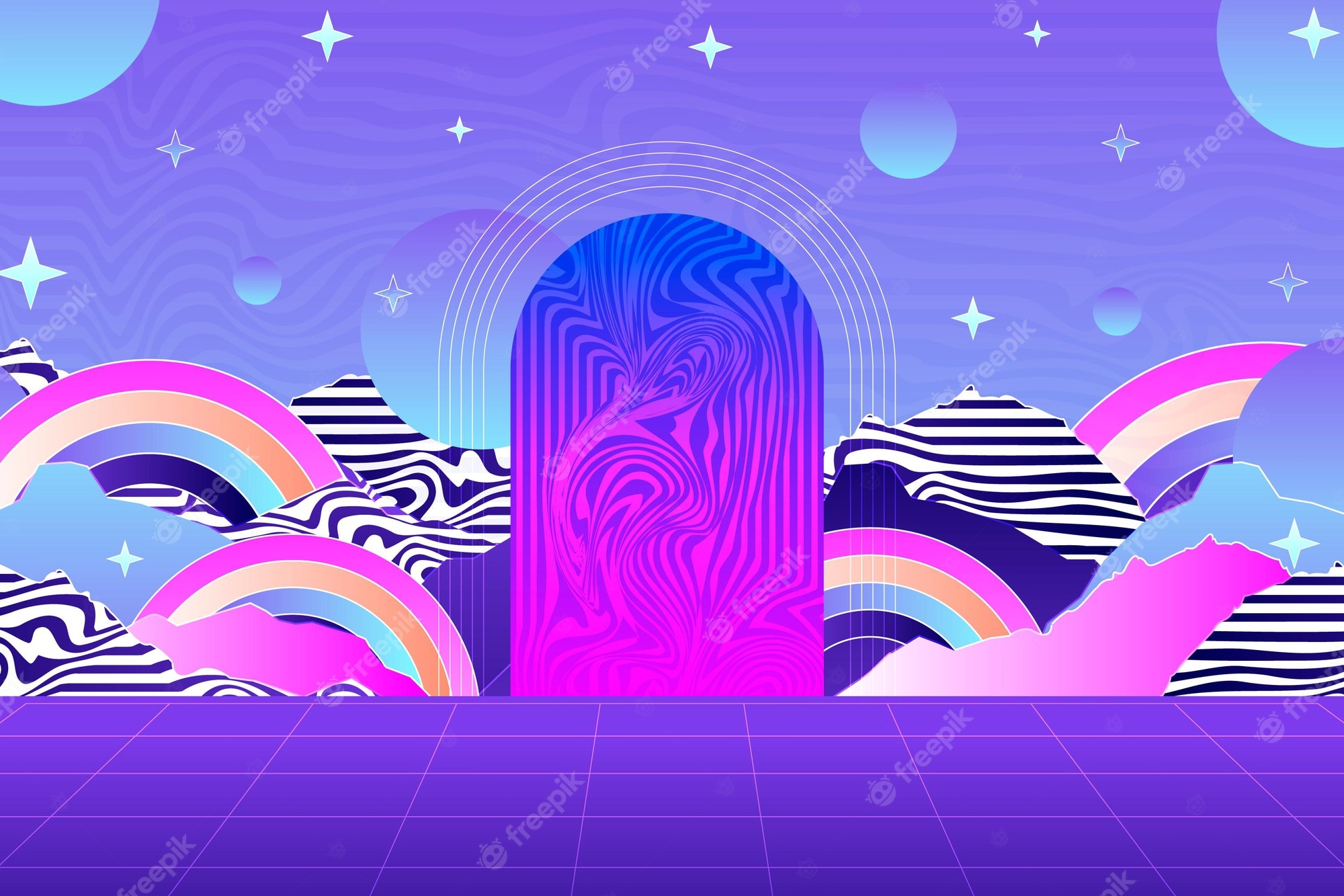 Vaporwave Background