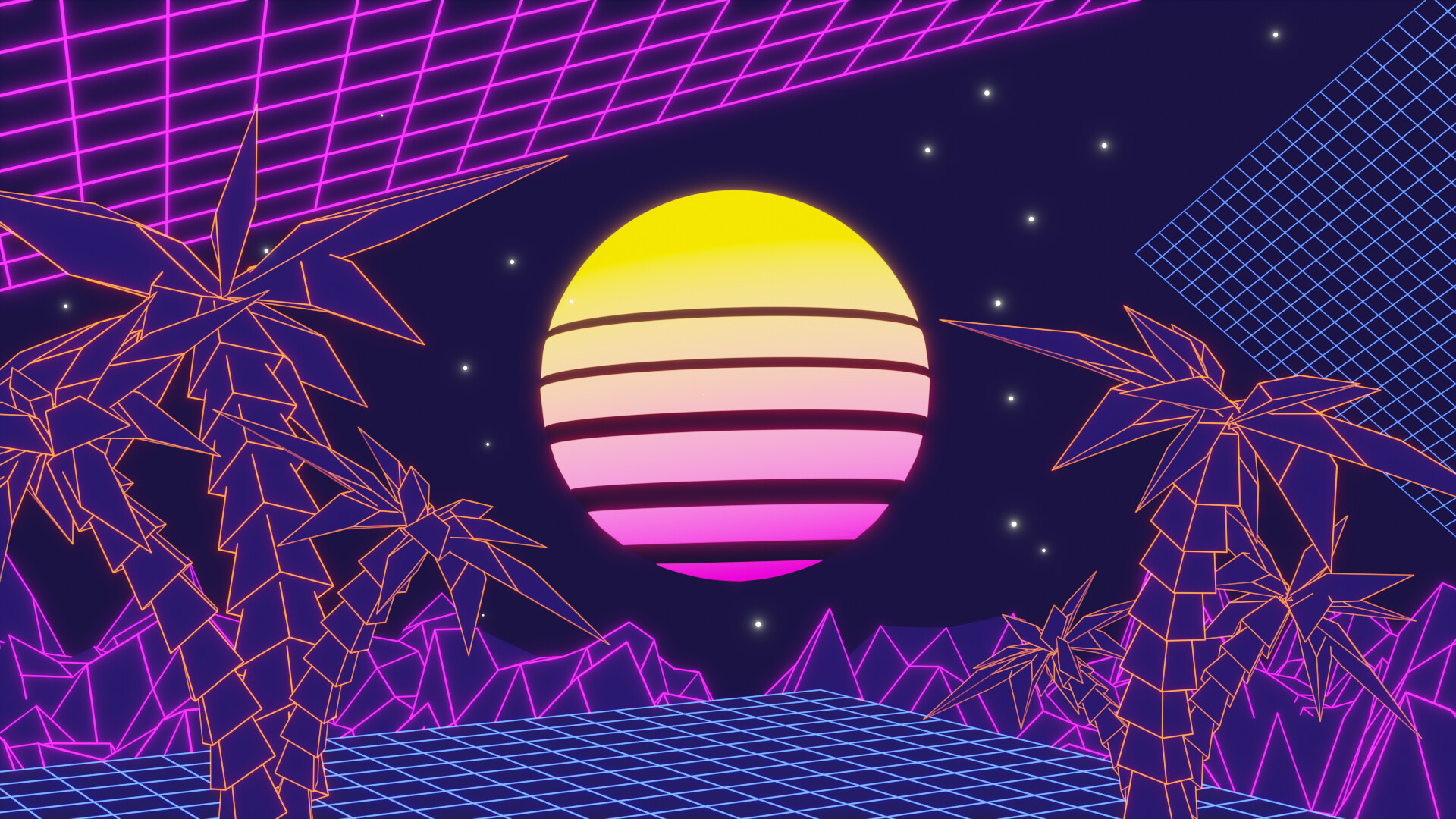 Vaporwave Background