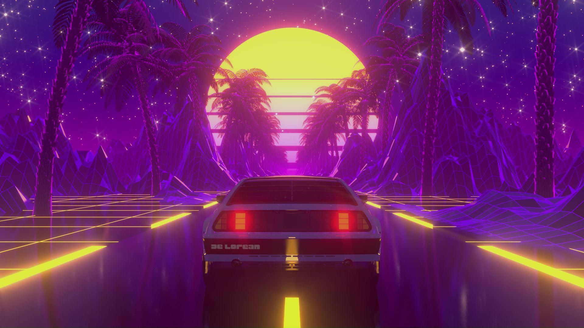 Vaporwave Car Wallpapers