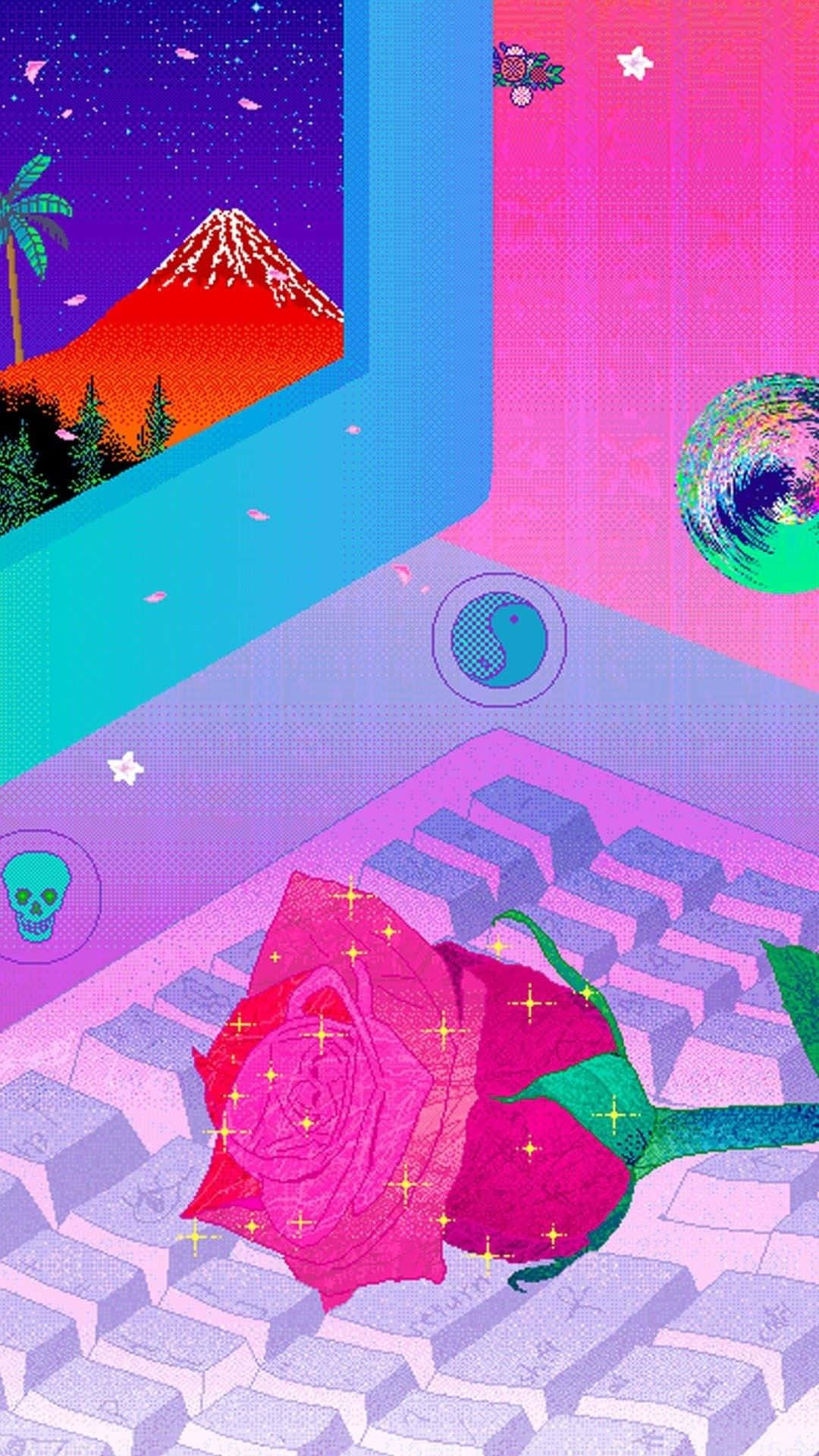 Vaporwave Pixel Art Wallpapers