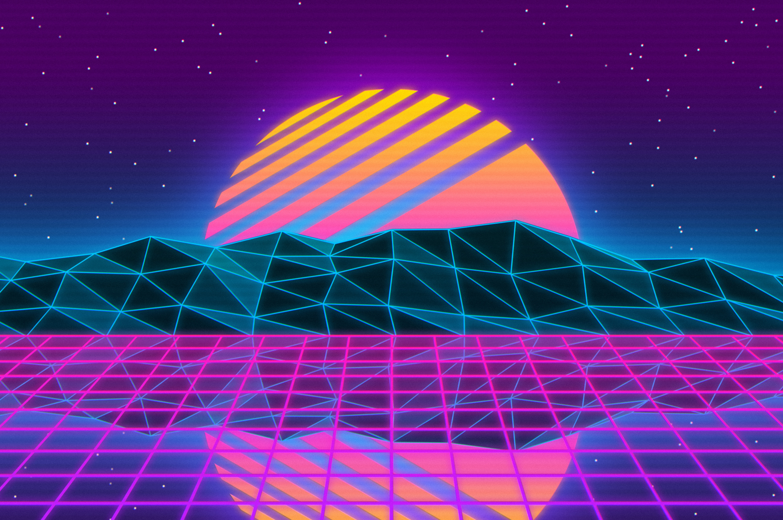 Vaporwave Pixel Wallpapers