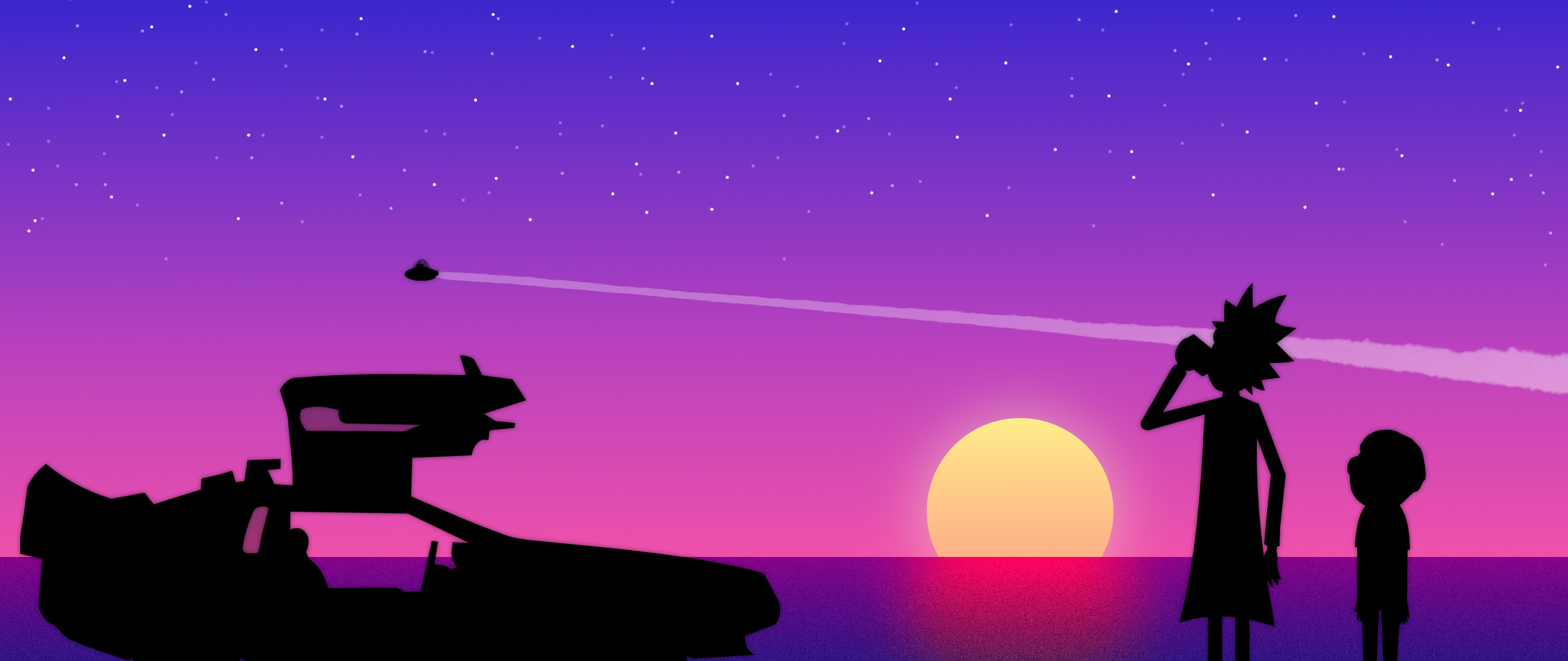 Vaporwave Sun Art Wallpapers