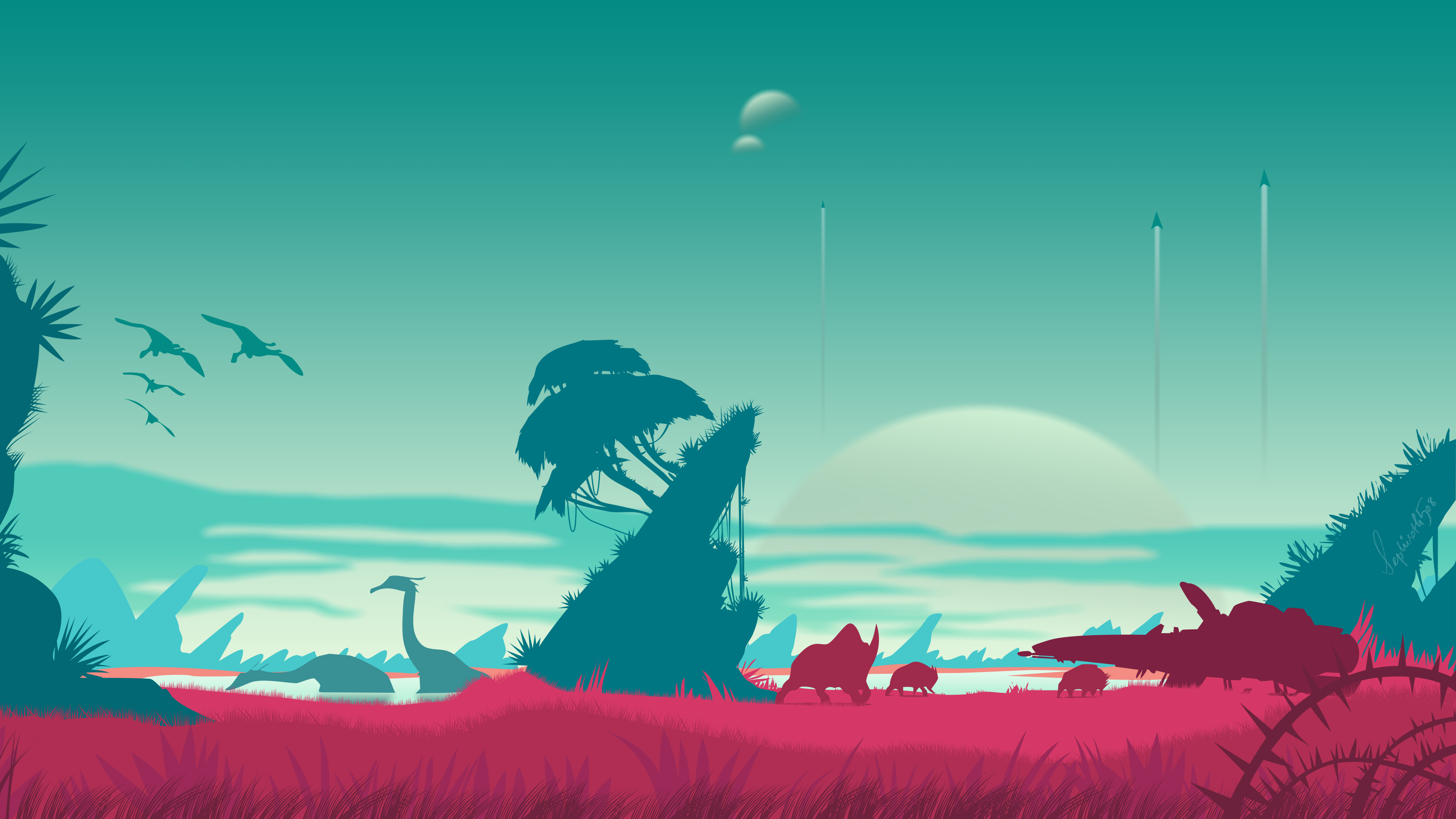 Vector Landscape Wallpapers