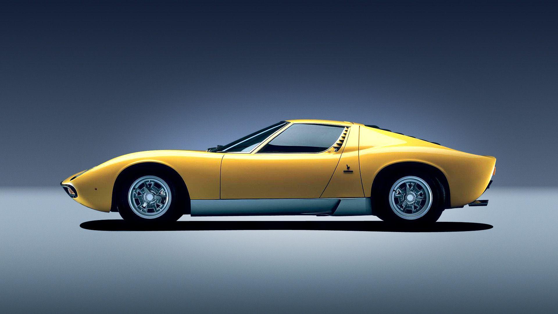 Vectorized Lamborghini Miura Wallpapers